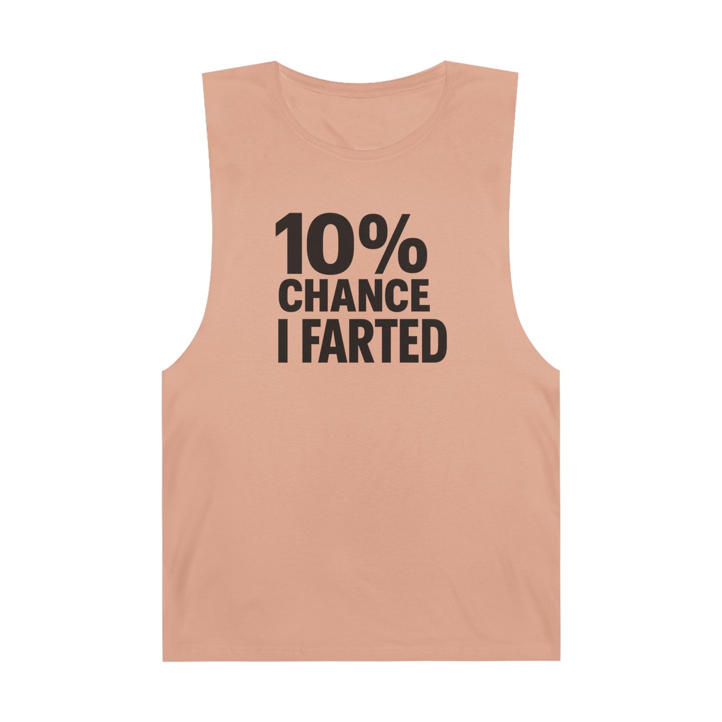 10% Chance I Farted - Men's Low Cutoff Tank