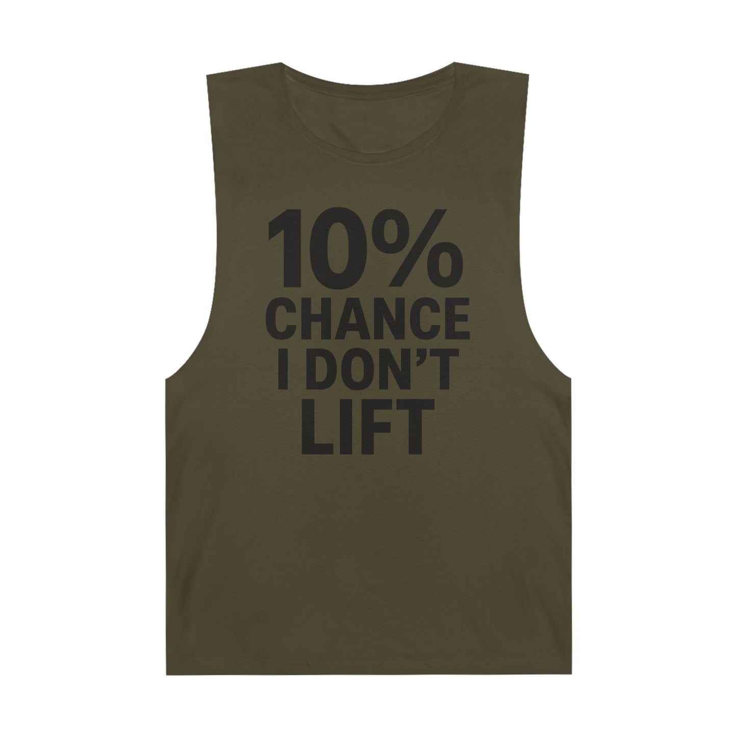 10% Chance I Don't Lift  - Men's Low Cutoff Tank