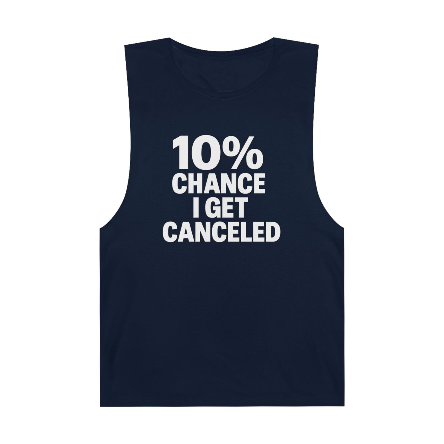 10% Chance I Get Canceled - Men's Low Cutoff Tank