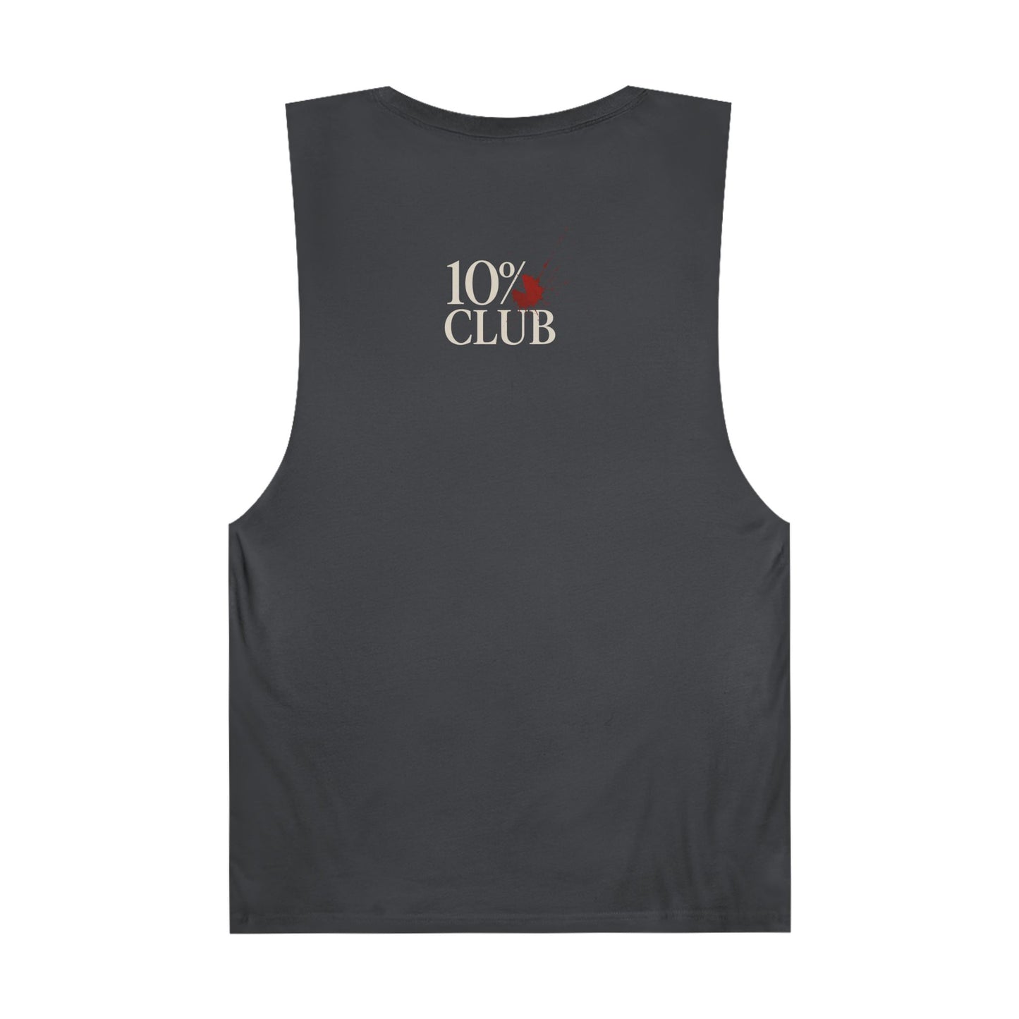 10% Splatter Logo - Men's Low Cutoff Tank