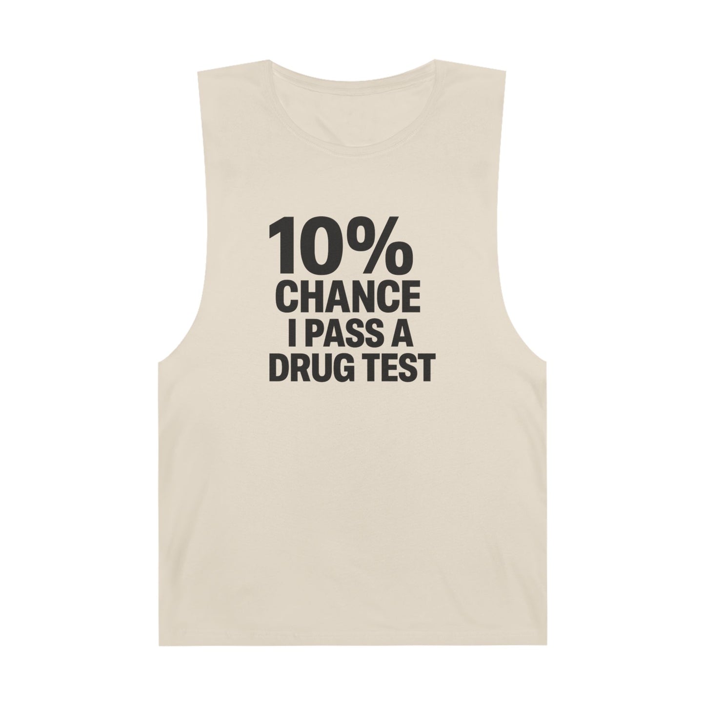 10% Chance I Pass A Drug Test - Men's Low Cutoff Tank