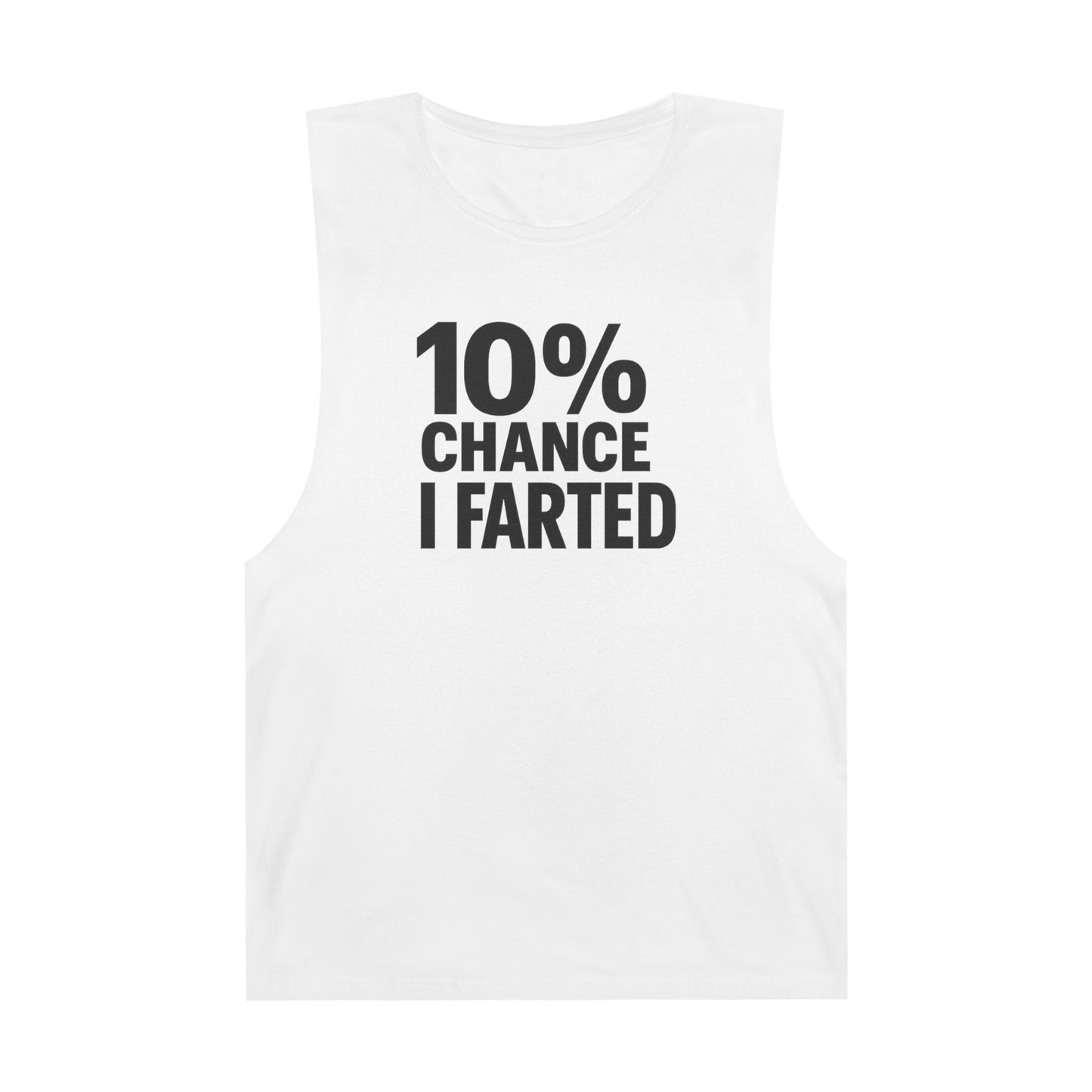 10% Chance I Farted - Men's Low Cutoff Tank