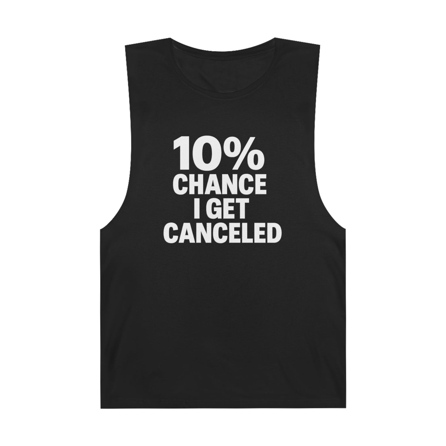 10% Chance I Get Canceled - Men's Low Cutoff Tank