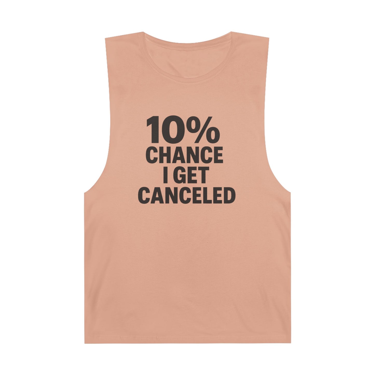 10% Chance I Get Canceled - Men's Low Cutoff Tank