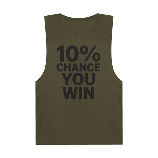 10% Chance You Win - Men's Low Cutoff Tank