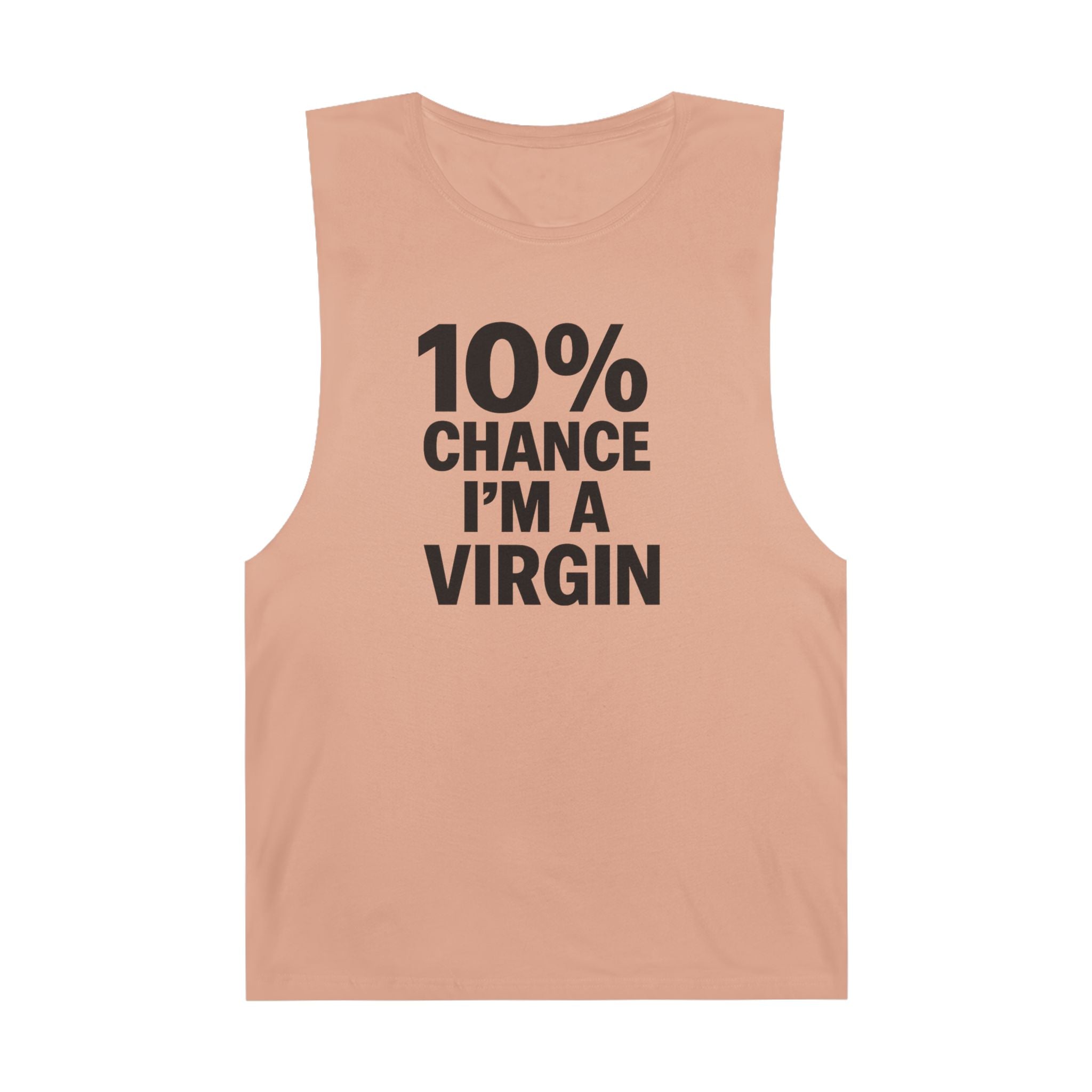 10% Chance I'm A Virgin - Men's Low Cutoff Tank