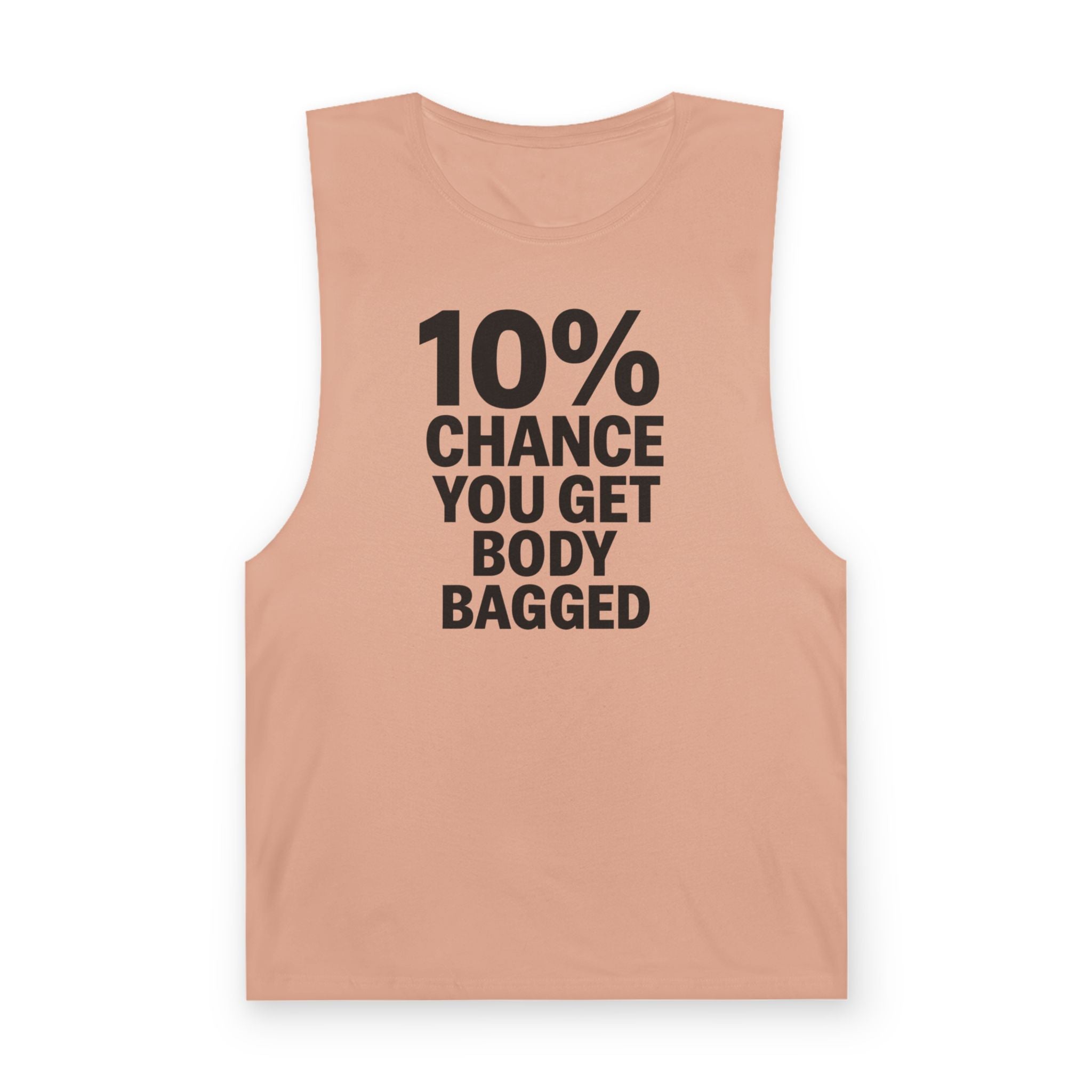 10% Chance You Get Body Bagged - Men's Low Cutoff Tank