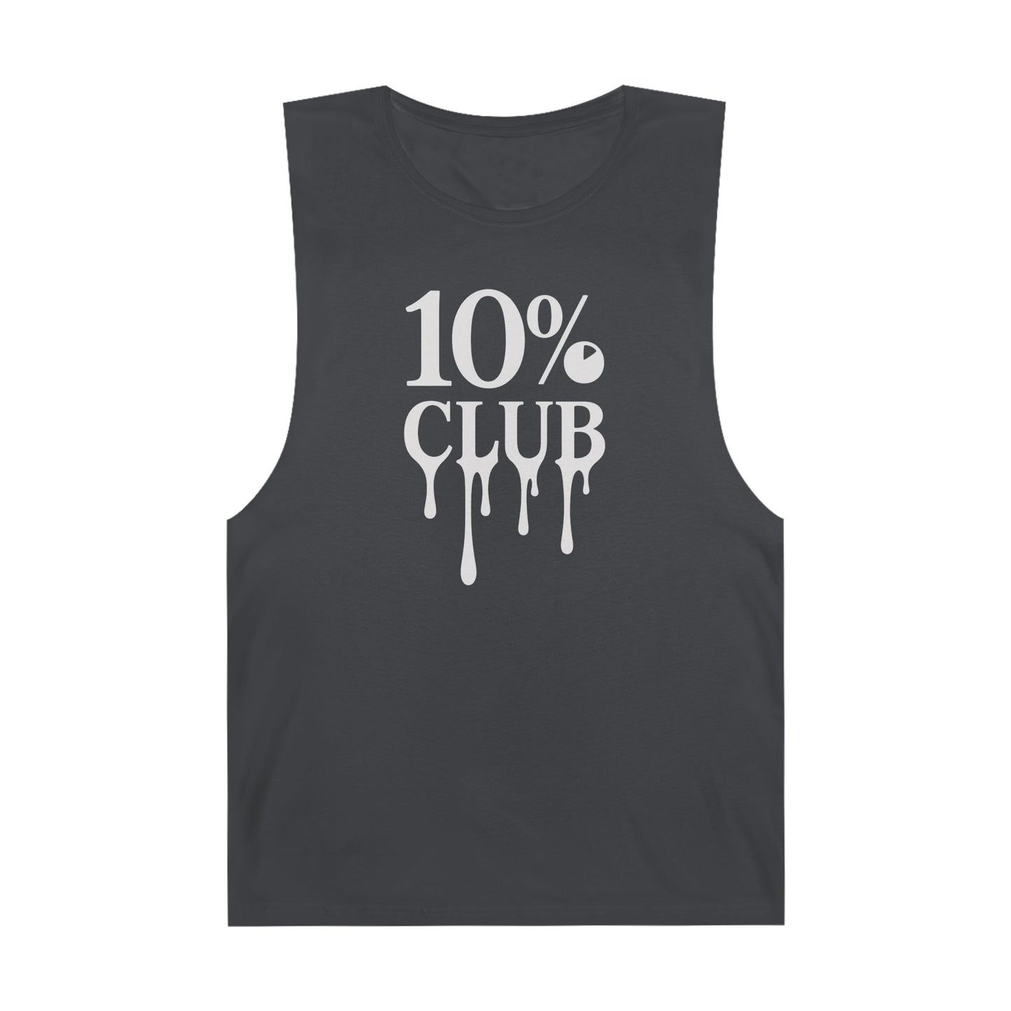 10% Logo - Men's Low Cutoff Tank