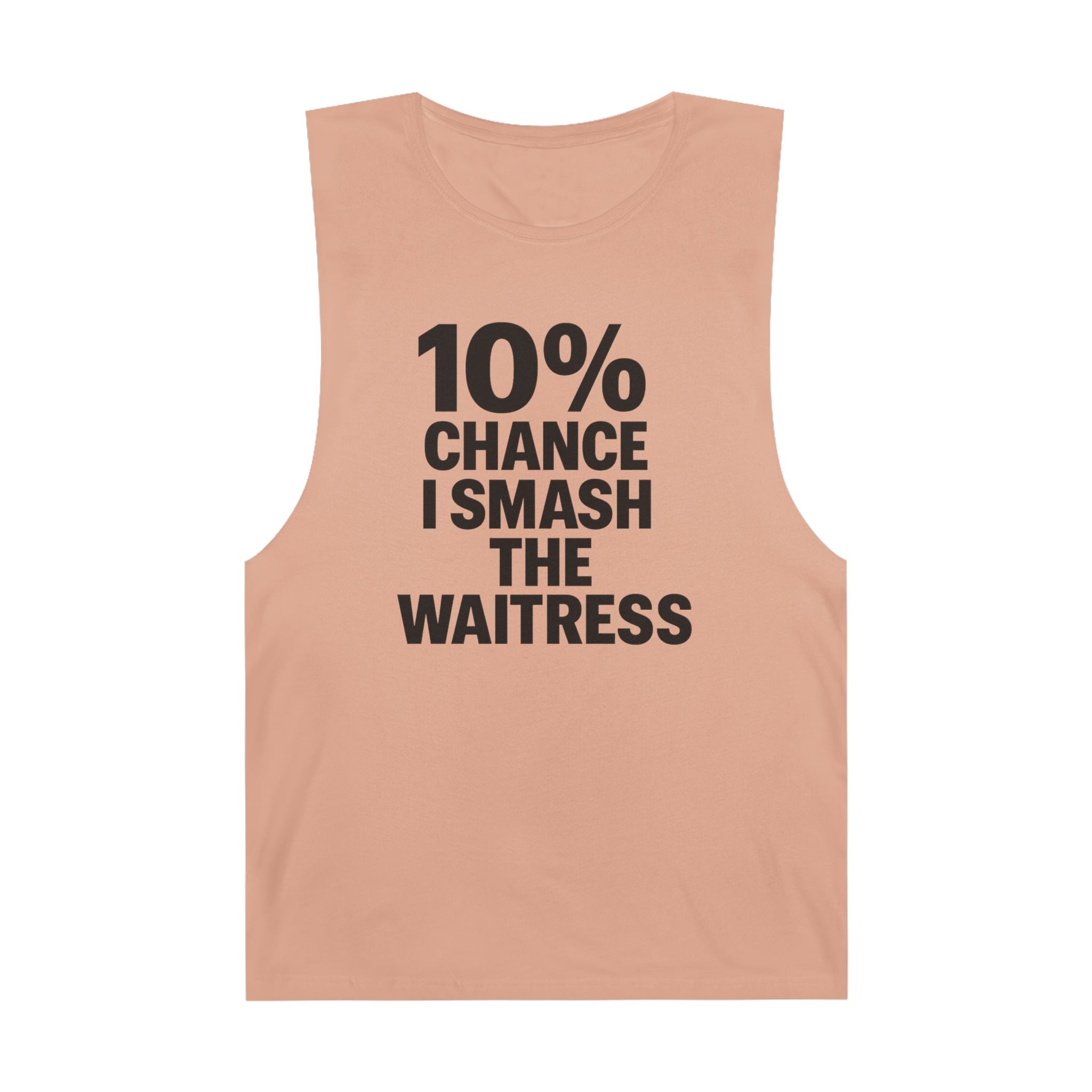 10% Chance I Smash the Waitress - Men's Low Cutoff Tank