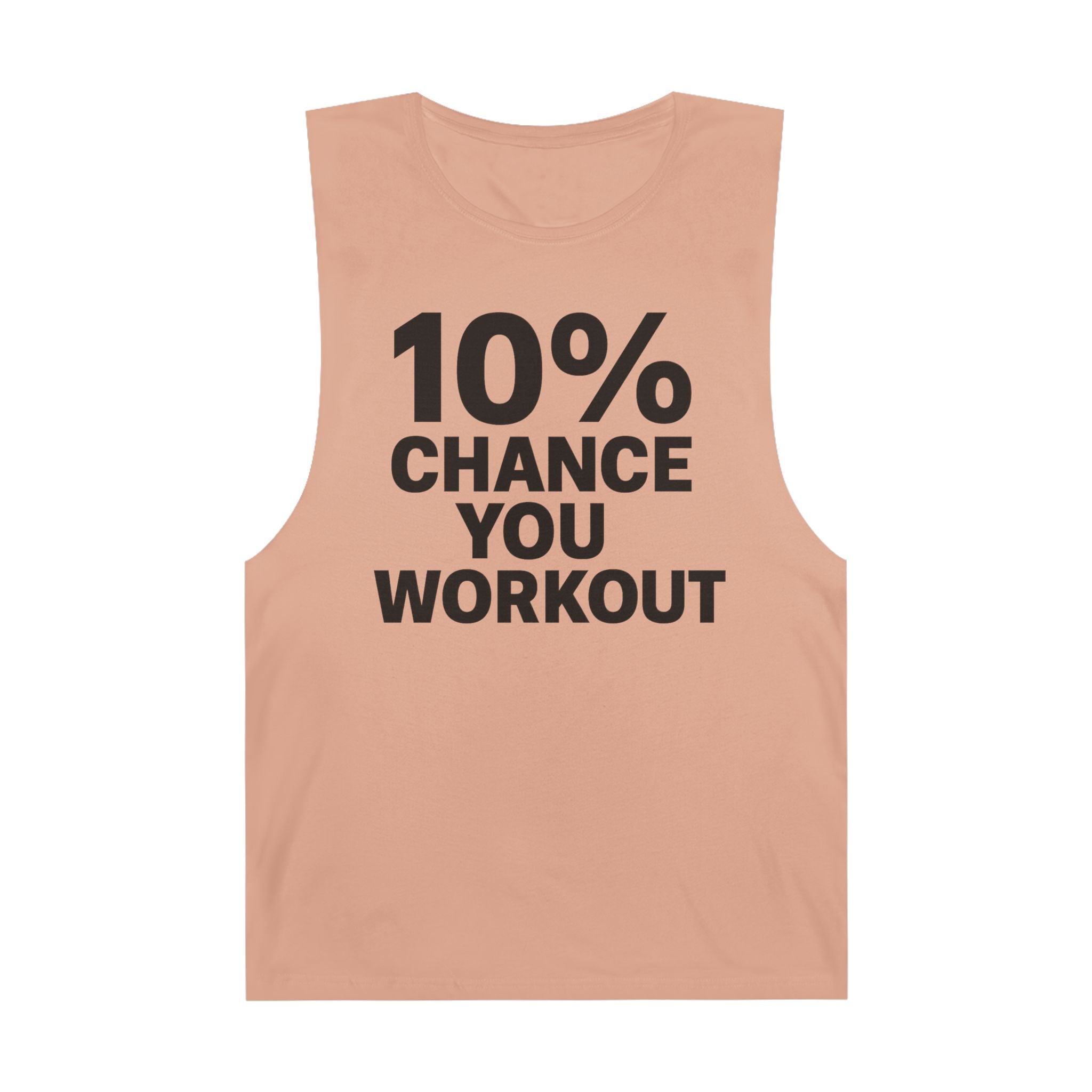 10% Chance You Workout - Men's Low Cutoff Tank