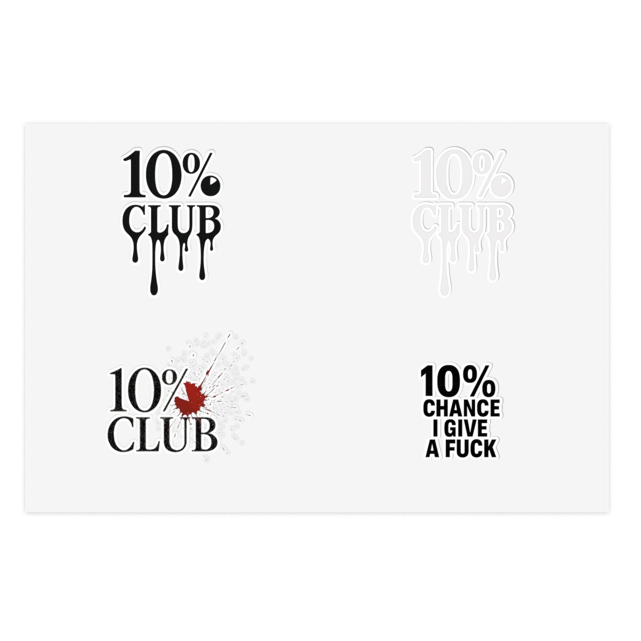 10% Club - Sticker Pack