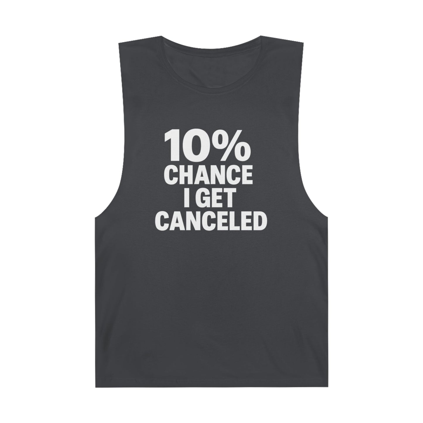 10% Chance I Get Canceled - Men's Low Cutoff Tank