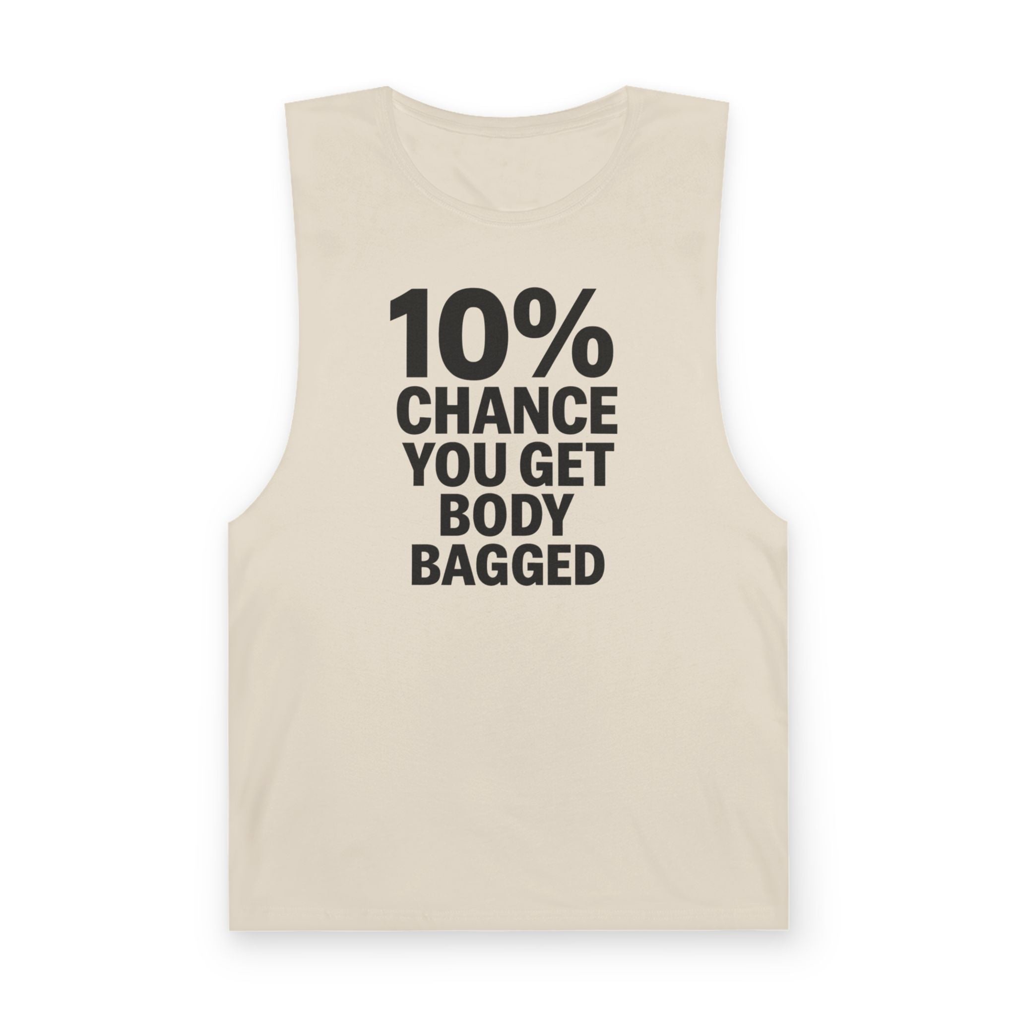 10% Chance You Get Body Bagged - Men's Low Cutoff Tank