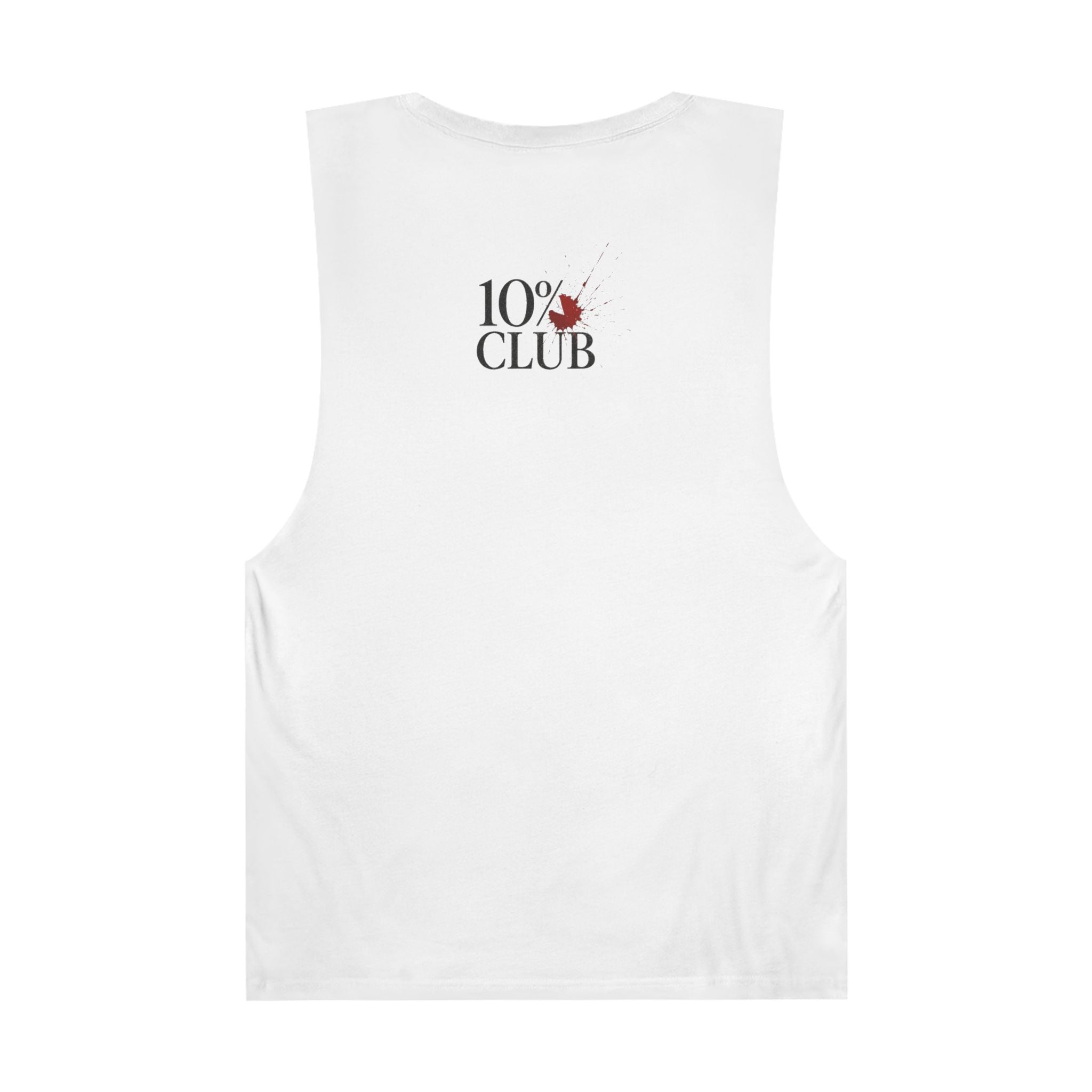 10% Splatter Logo - Men's Low Cutoff Tank