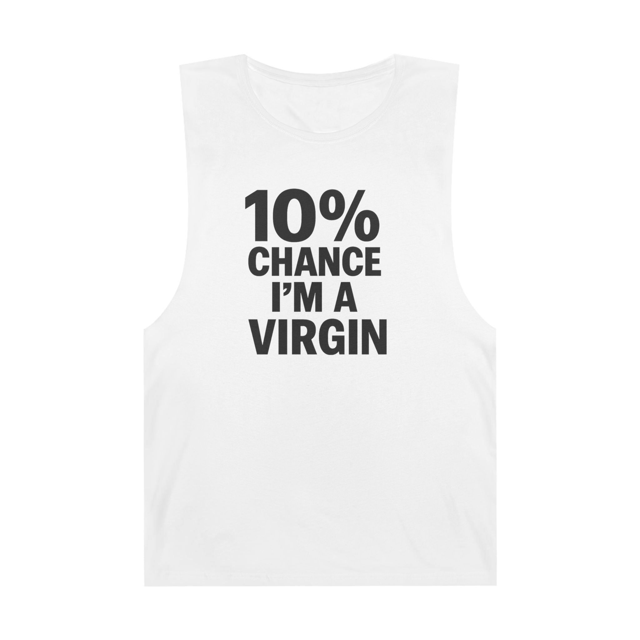 10% Chance I'm A Virgin - Men's Low Cutoff Tank