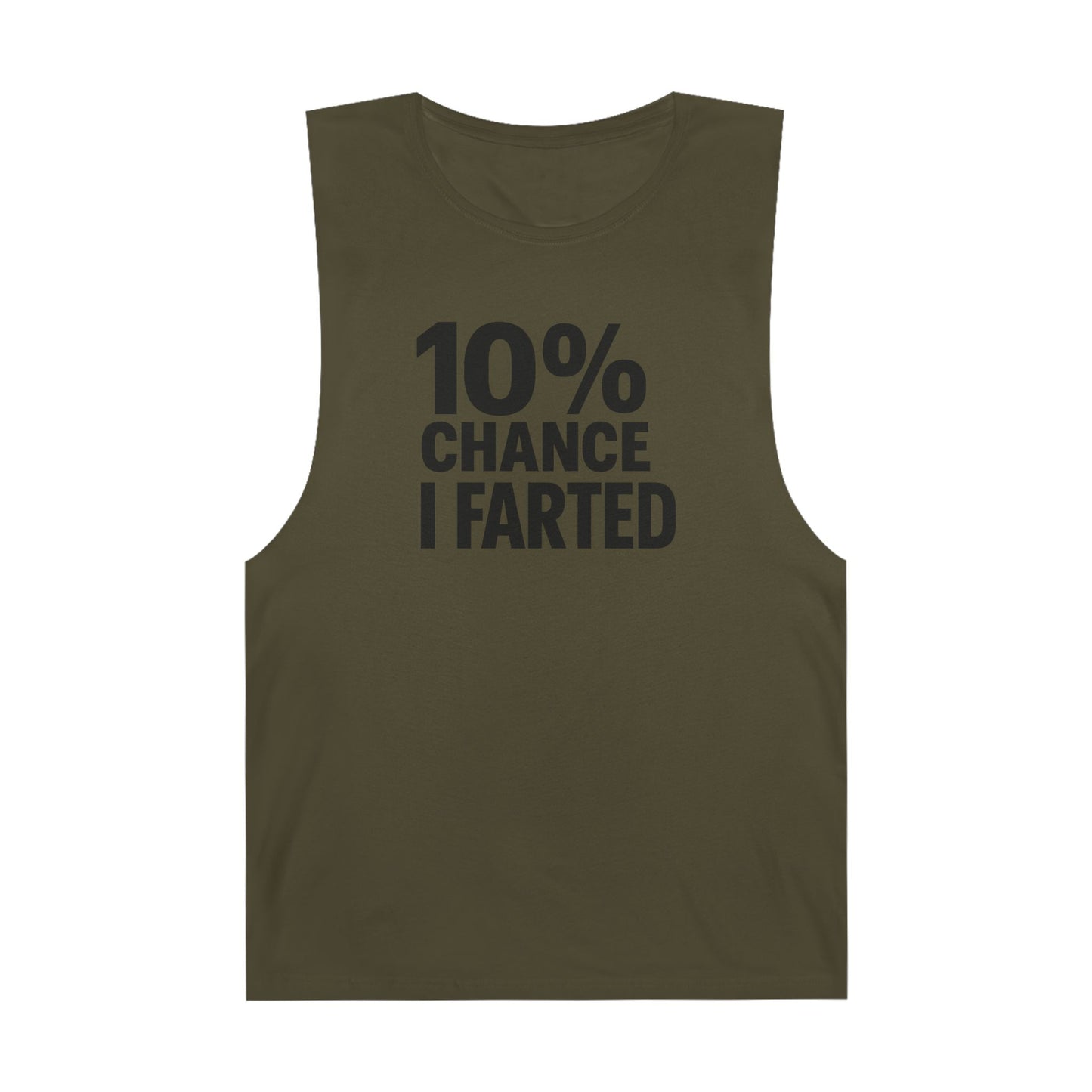 10% Chance I Farted - Men's Low Cutoff Tank