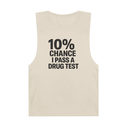 10% Chance I Pass A Drug Test - Men's Low Cutoff Tank