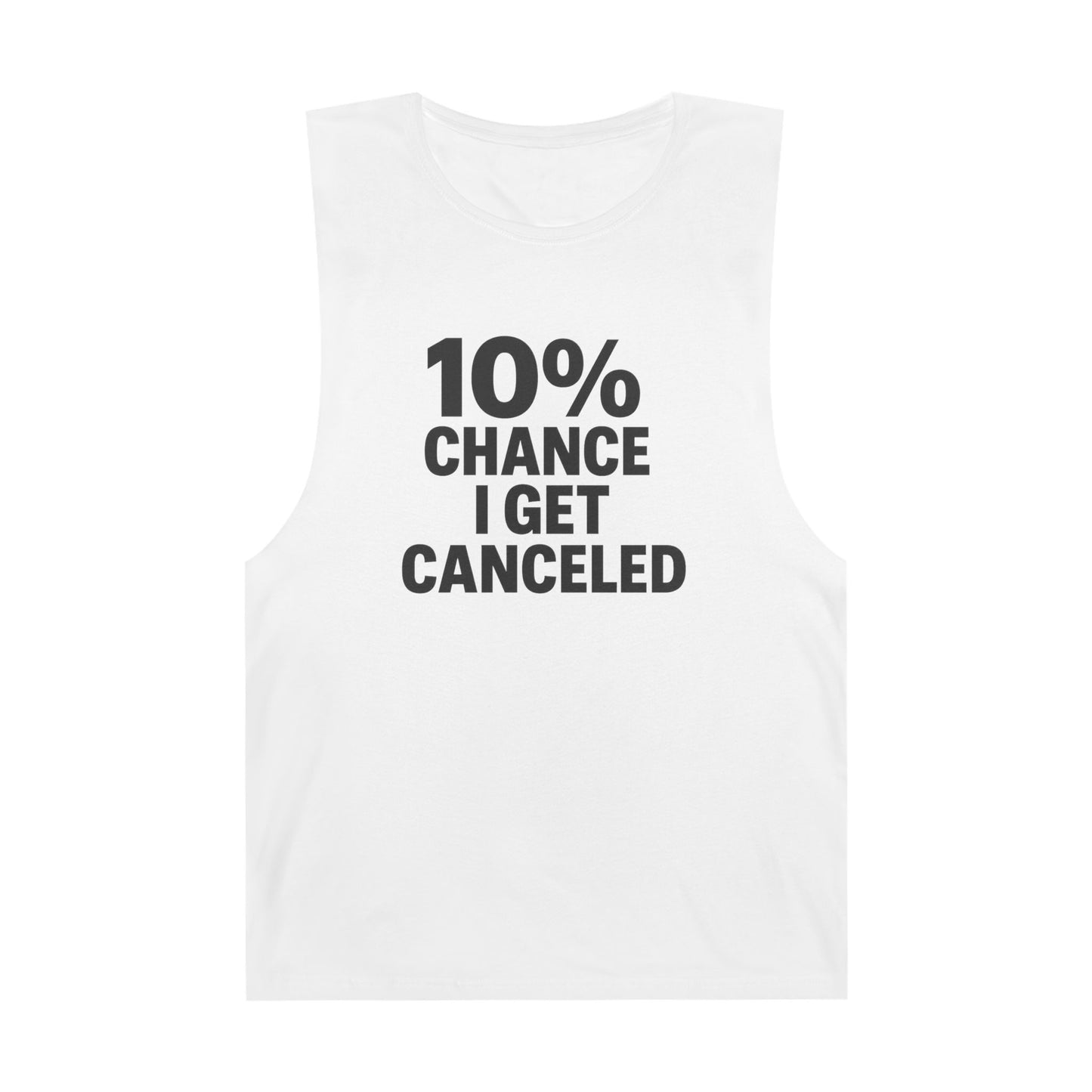 10% Chance I Get Canceled - Men's Low Cutoff Tank