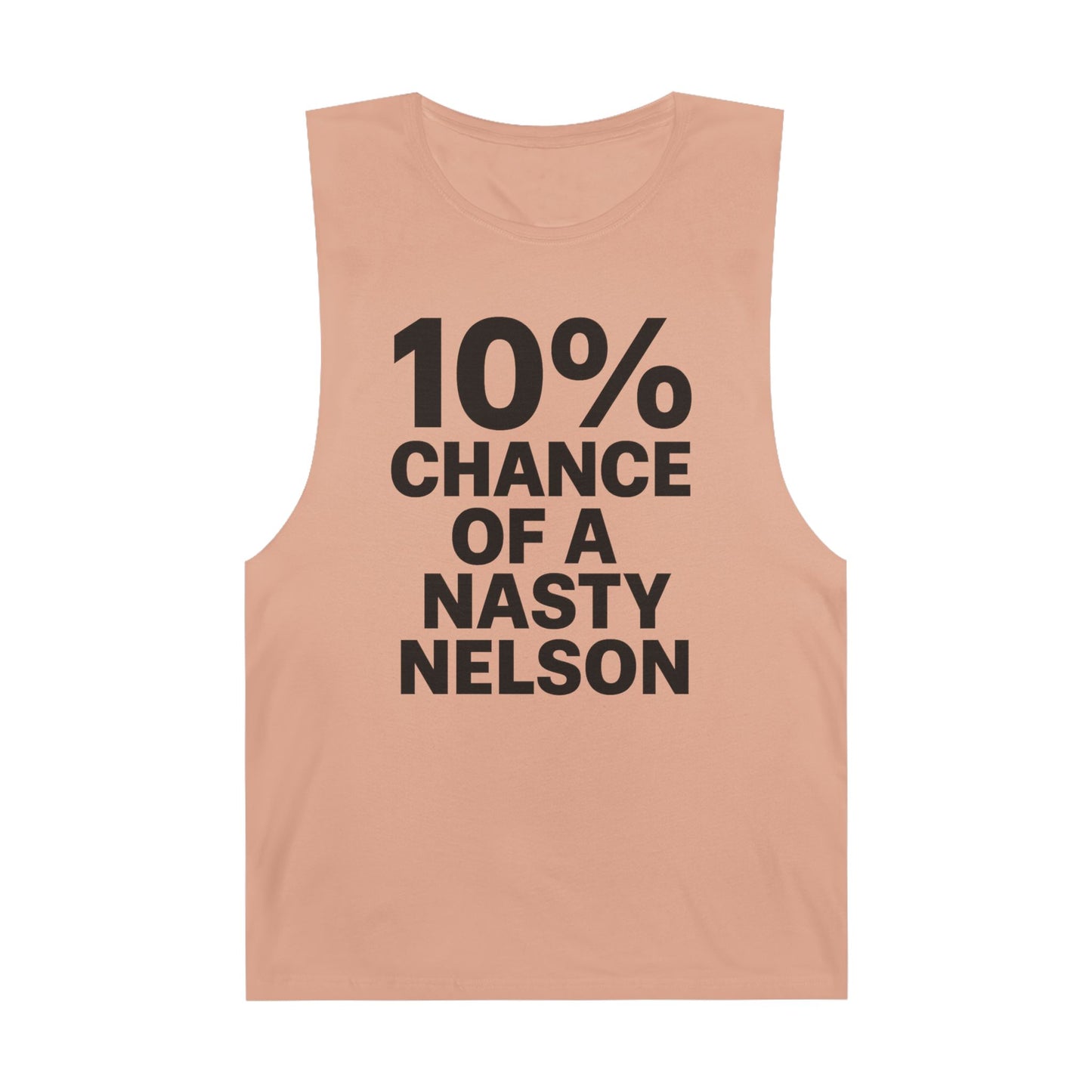 10% Chance Of A Nasty Nelson - Men's Low Cutoff Tank