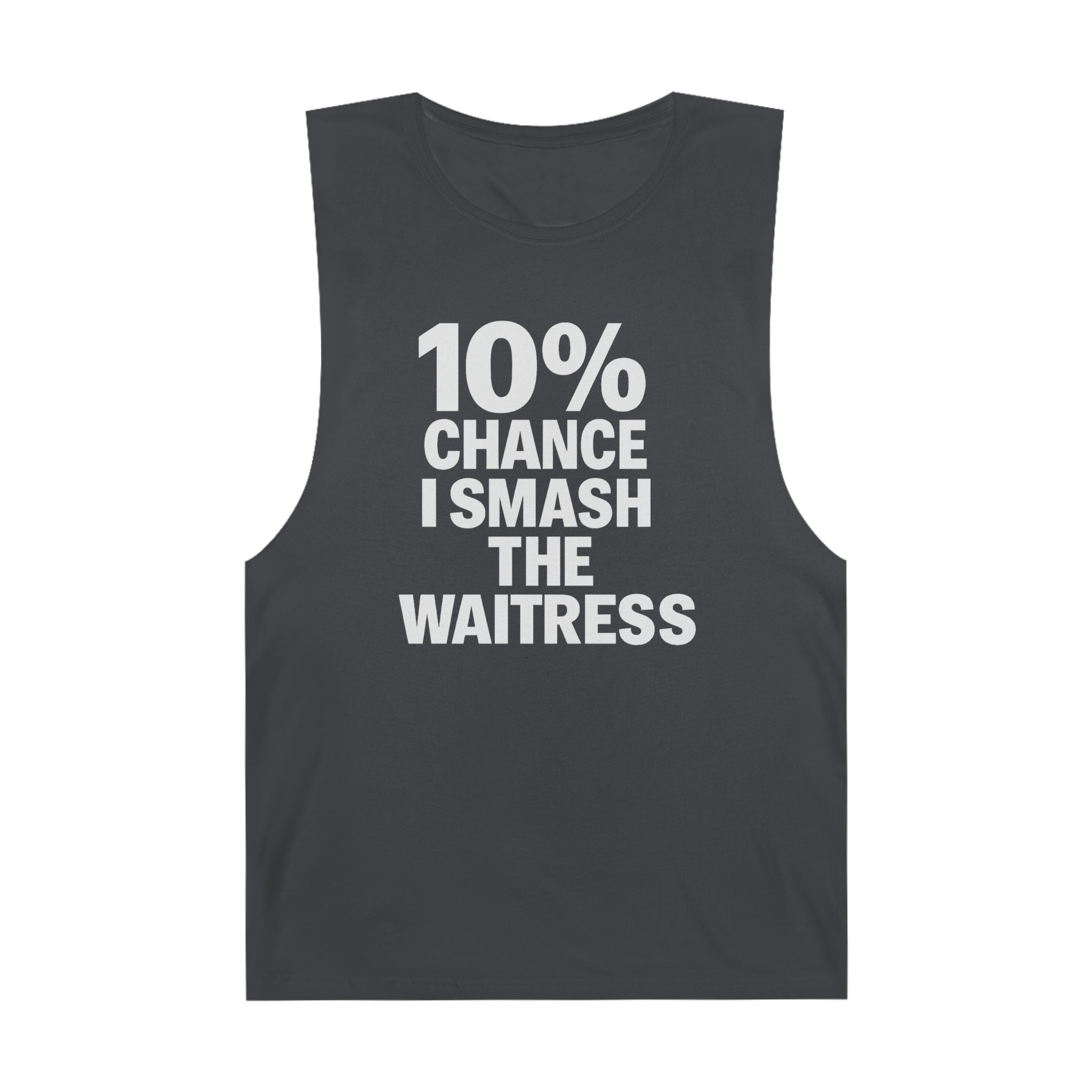 10% Chance I Smash the Waitress - Men's Low Cutoff Tank