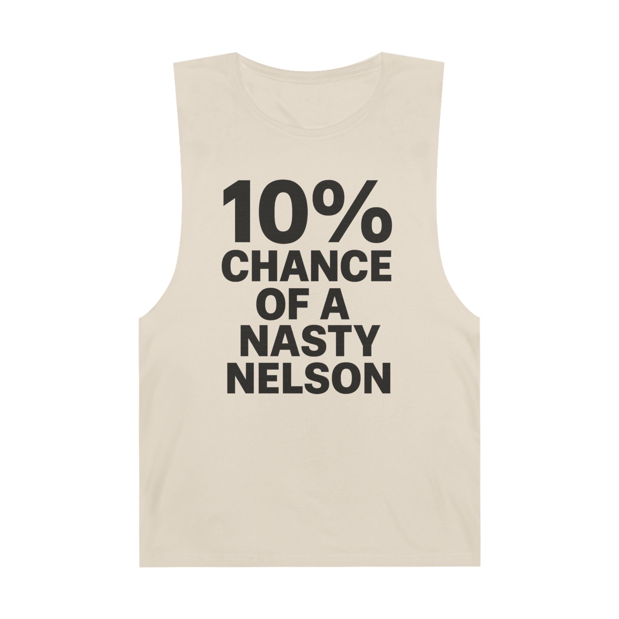 10% Chance Of A Nasty Nelson - Men's Low Cutoff Tank