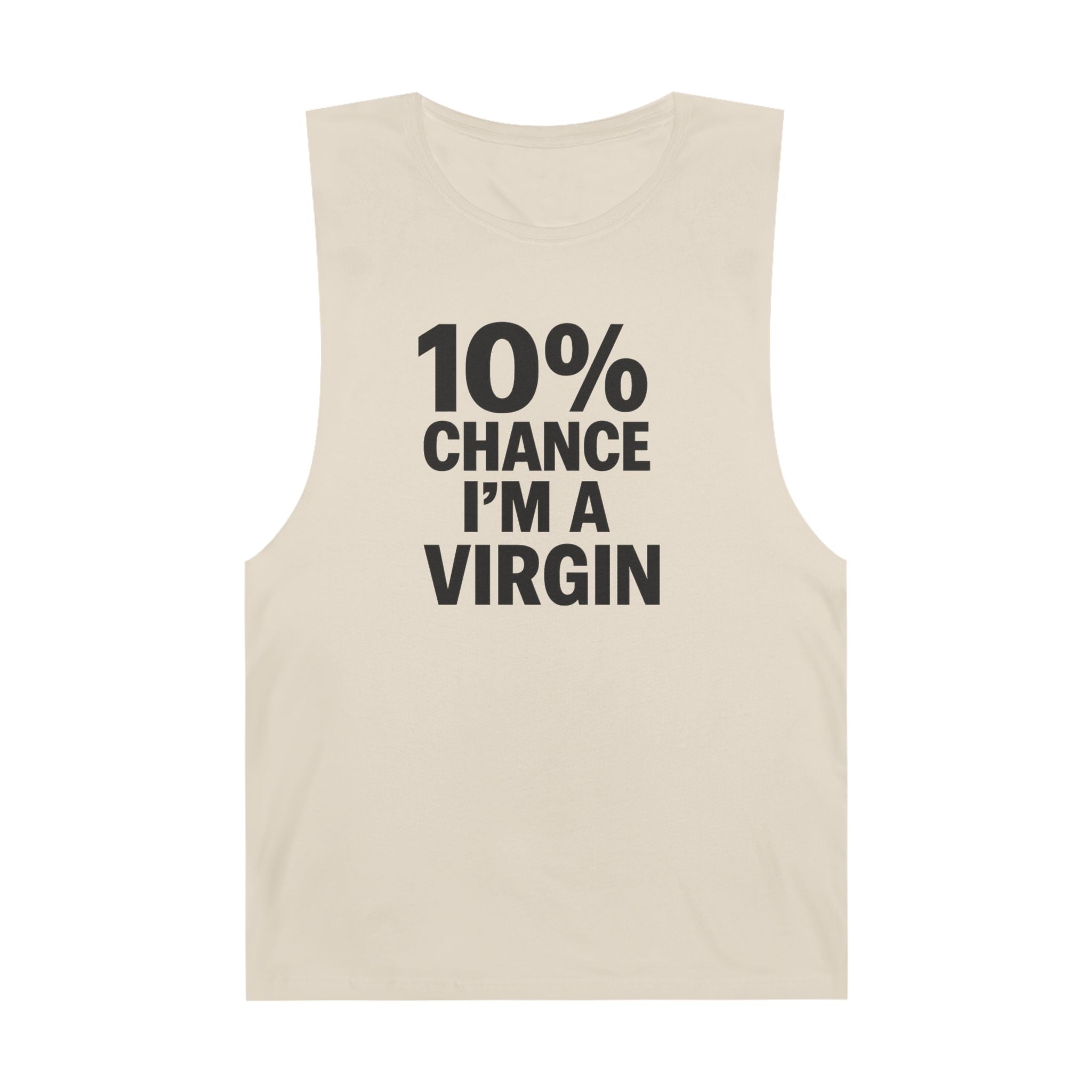 10% Chance I'm A Virgin - Men's Low Cutoff Tank