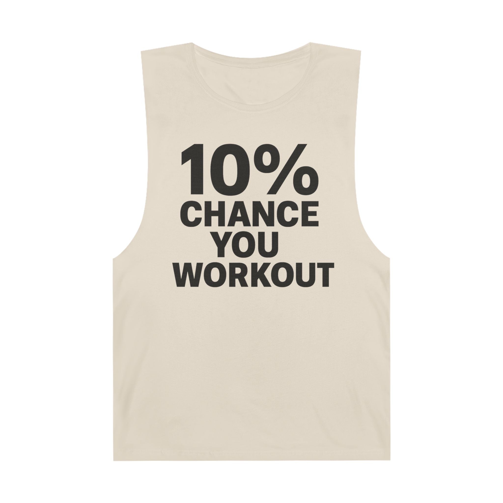 10% Chance You Workout - Men's Low Cutoff Tank