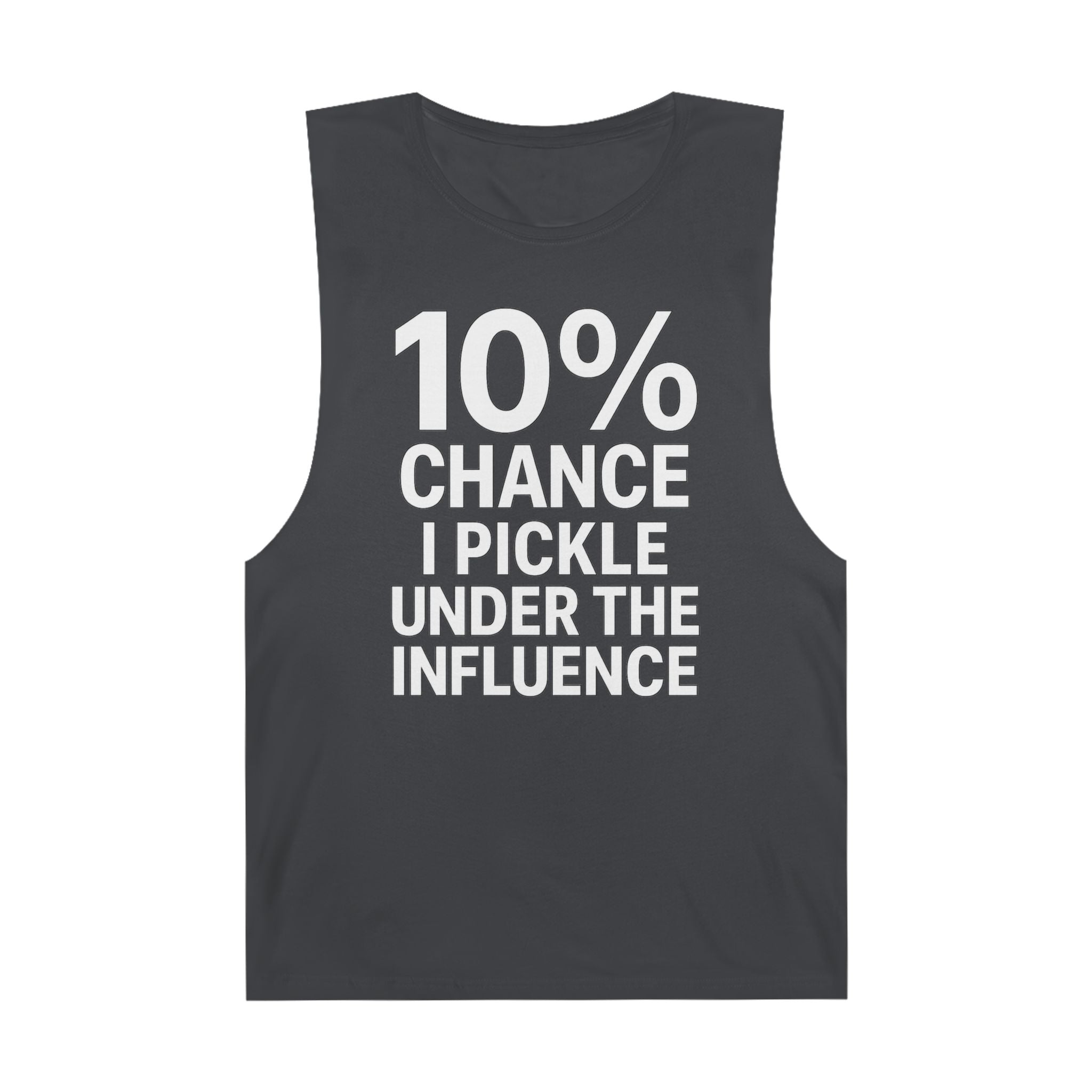 10% Chance I Pickle Under the Influence  - Men's Low Cutoff Tank