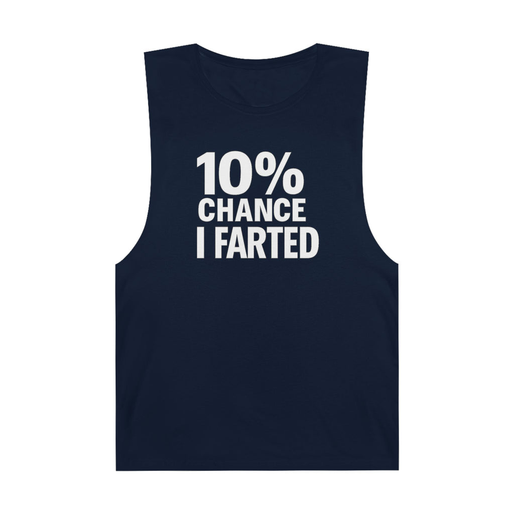10% Chance I Farted - Men's Low Cutoff Tank