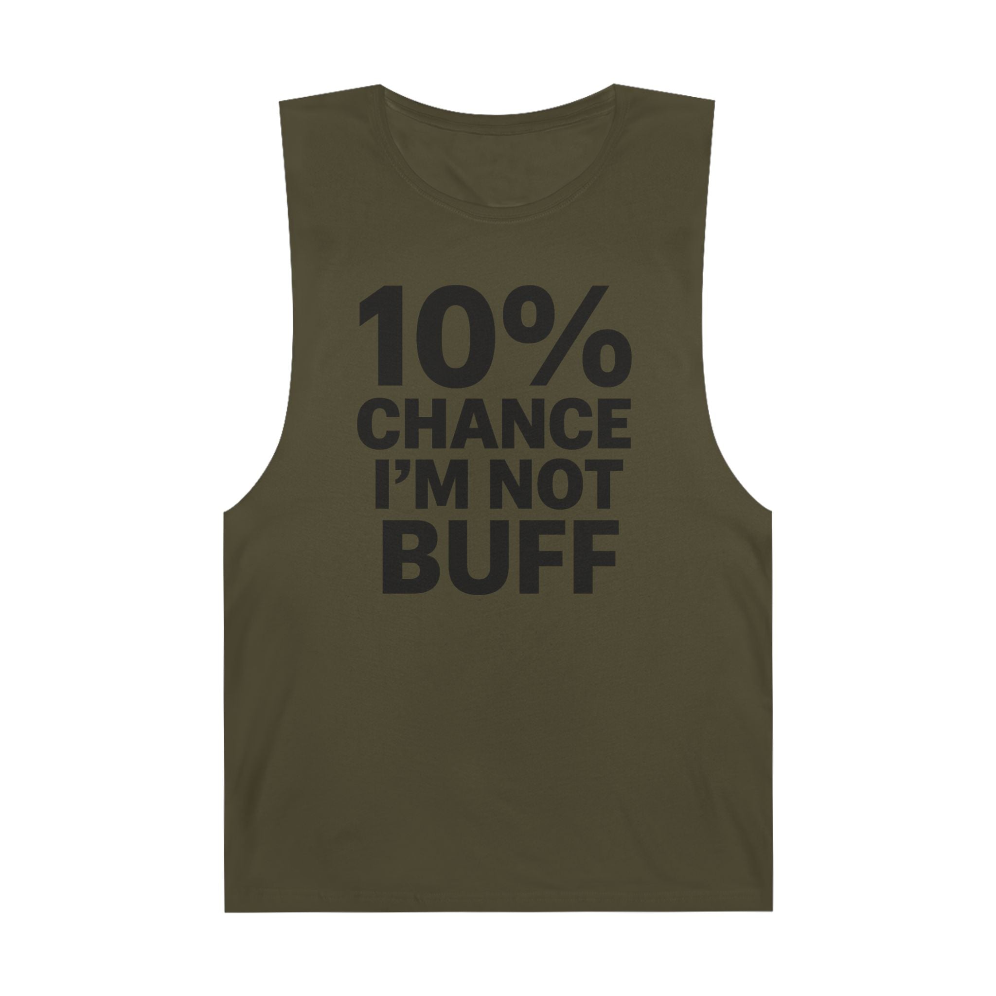 10% Chance I'm Not Buff - Men's Low Cutoff Tank