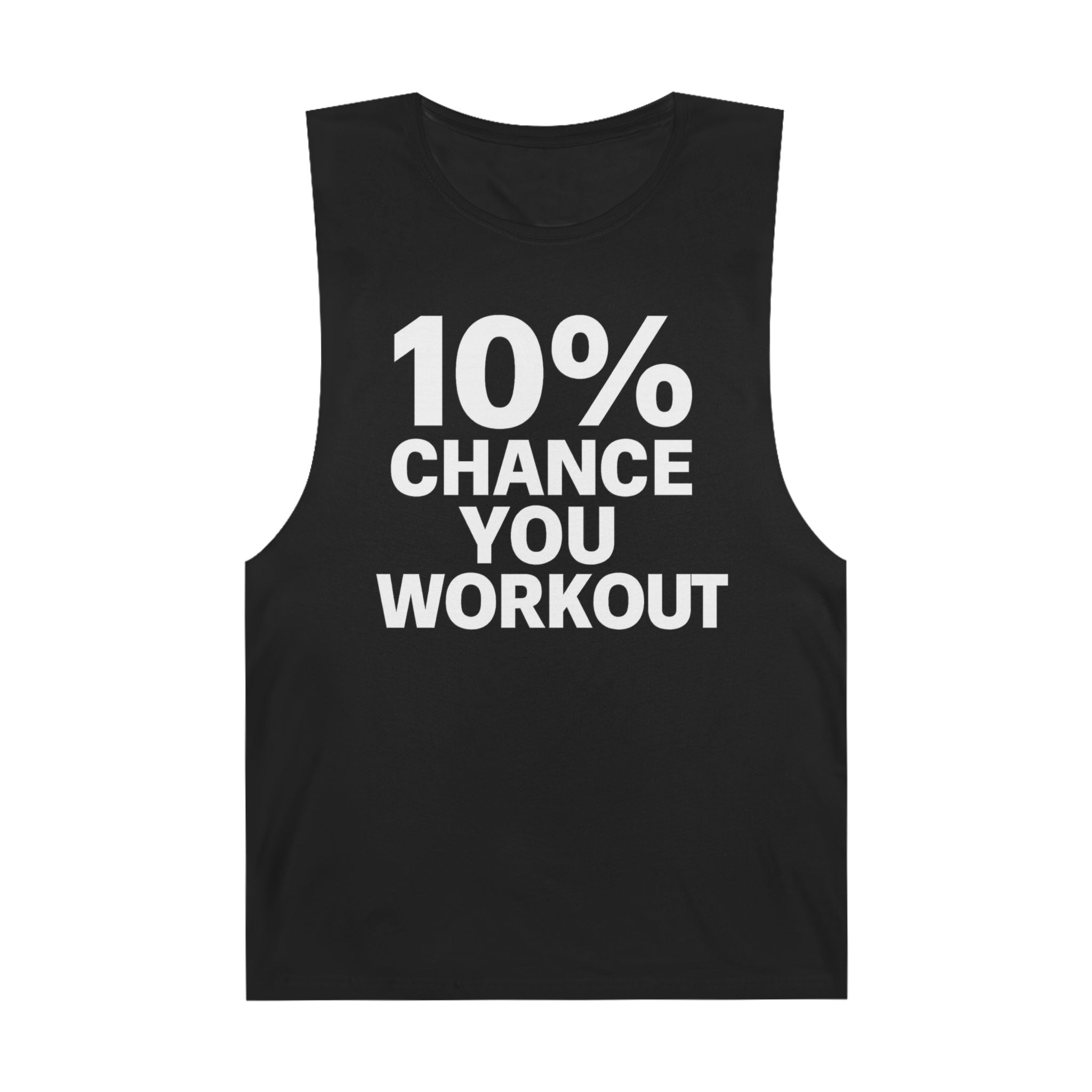 10% Chance You Workout - Men's Low Cutoff Tank
