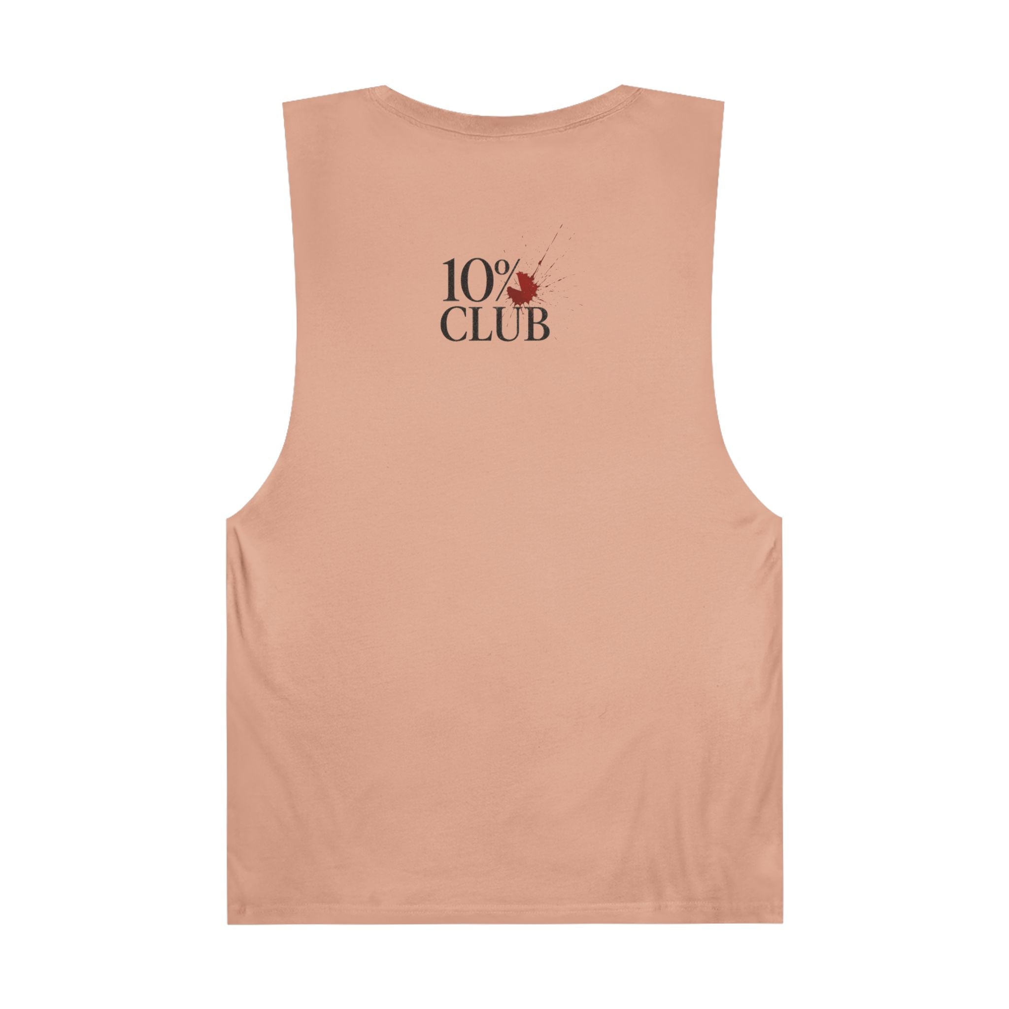 10% Splatter Logo - Men's Low Cutoff Tank