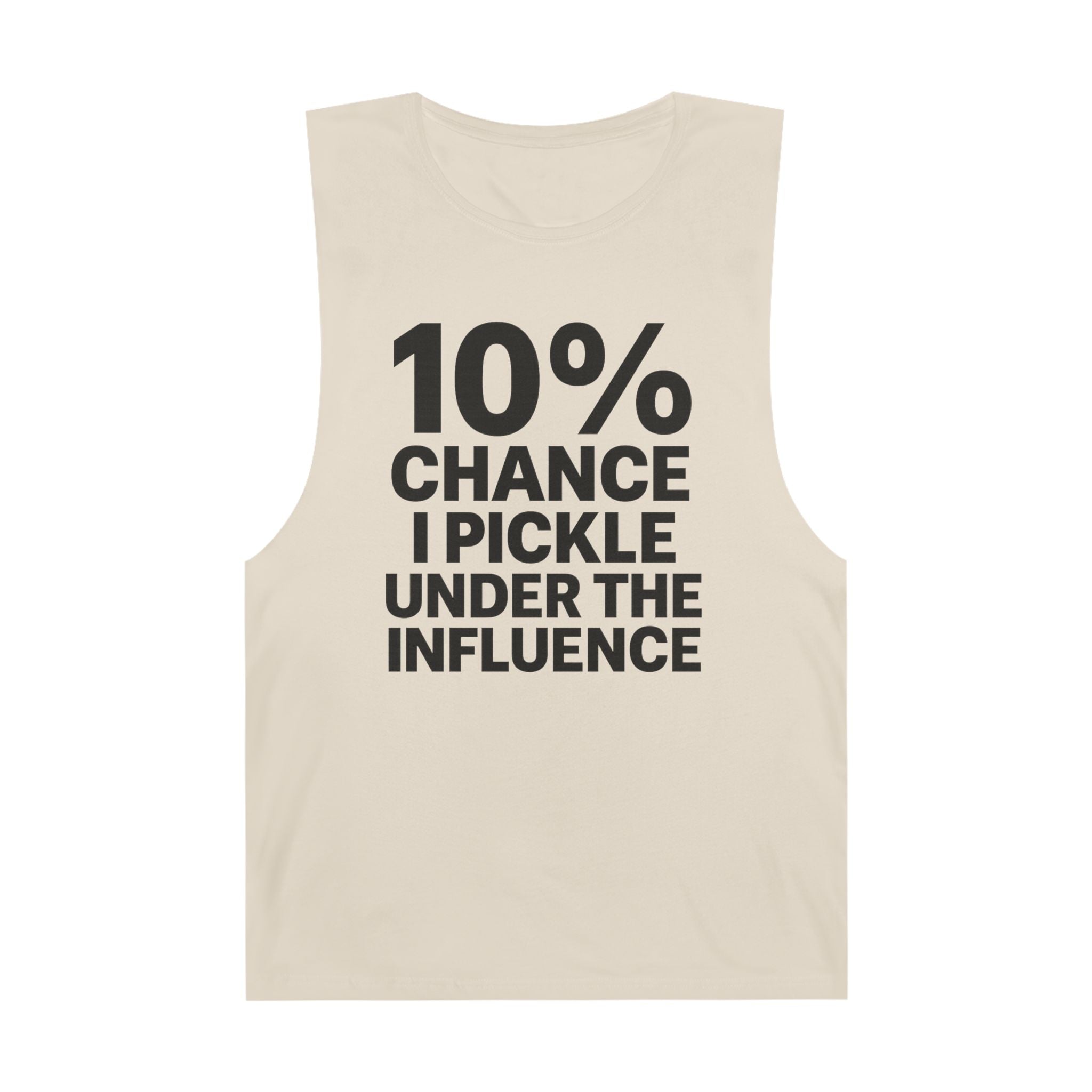 10% Chance I Pickle Under the Influence  - Men's Low Cutoff Tank