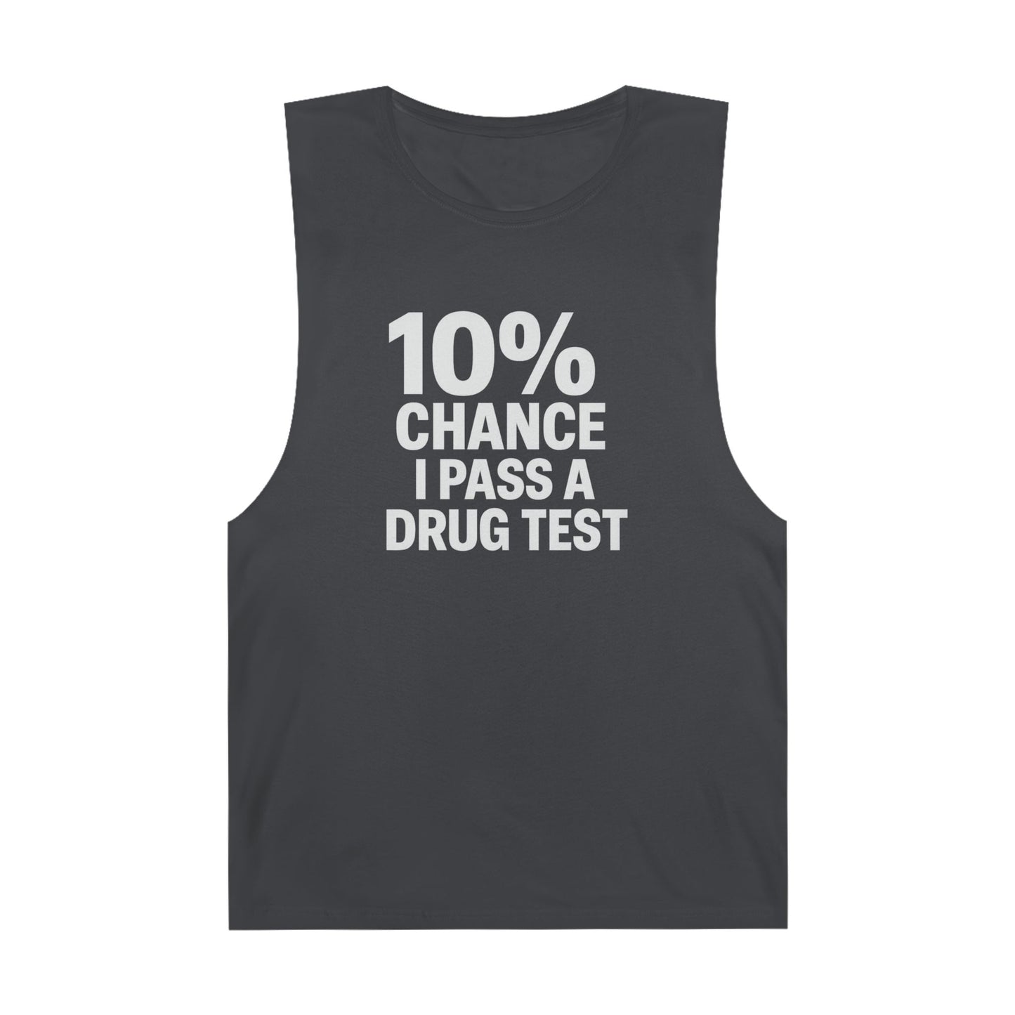 10% Chance I Pass A Drug Test - Men's Low Cutoff Tank