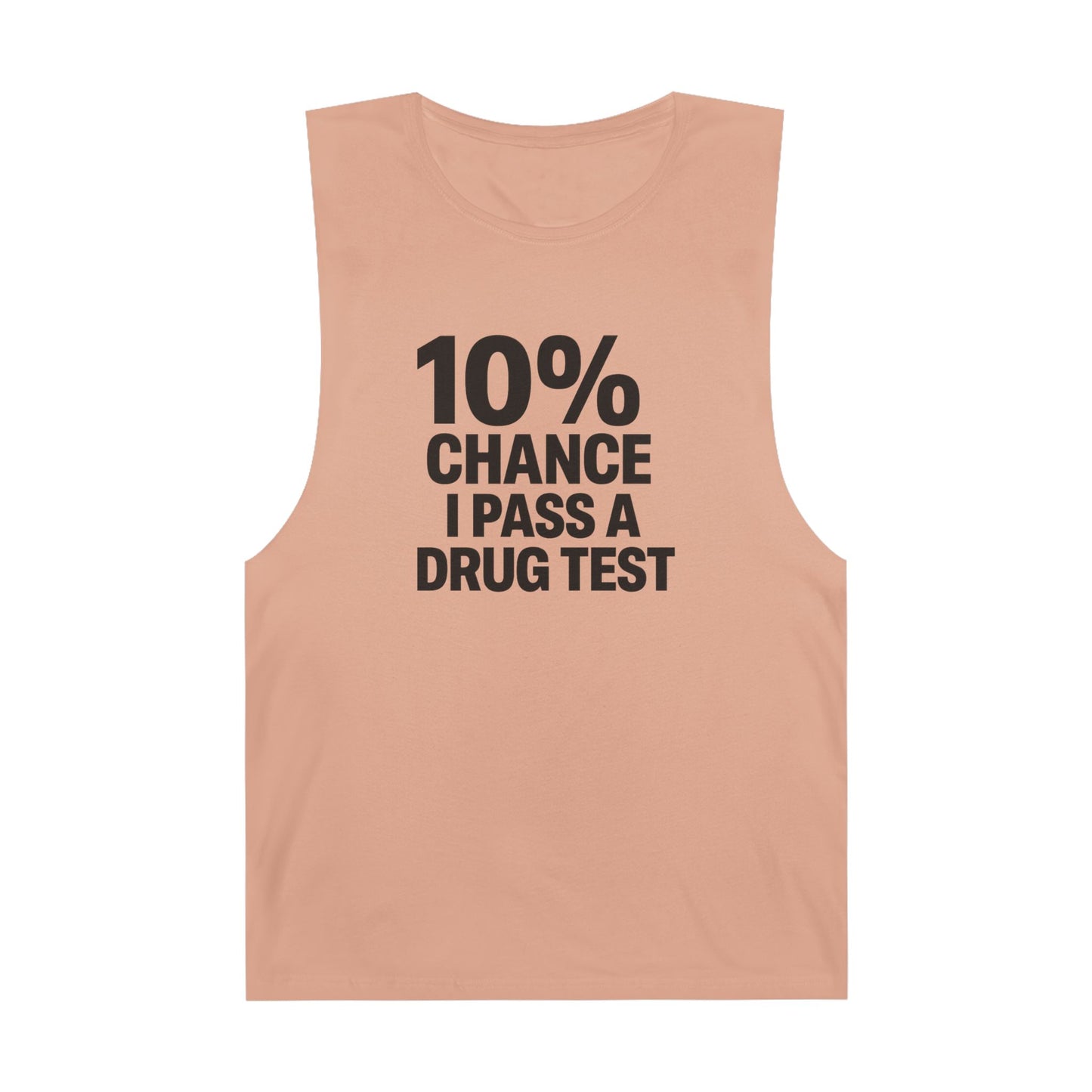 10% Chance I Pass A Drug Test - Men's Low Cutoff Tank