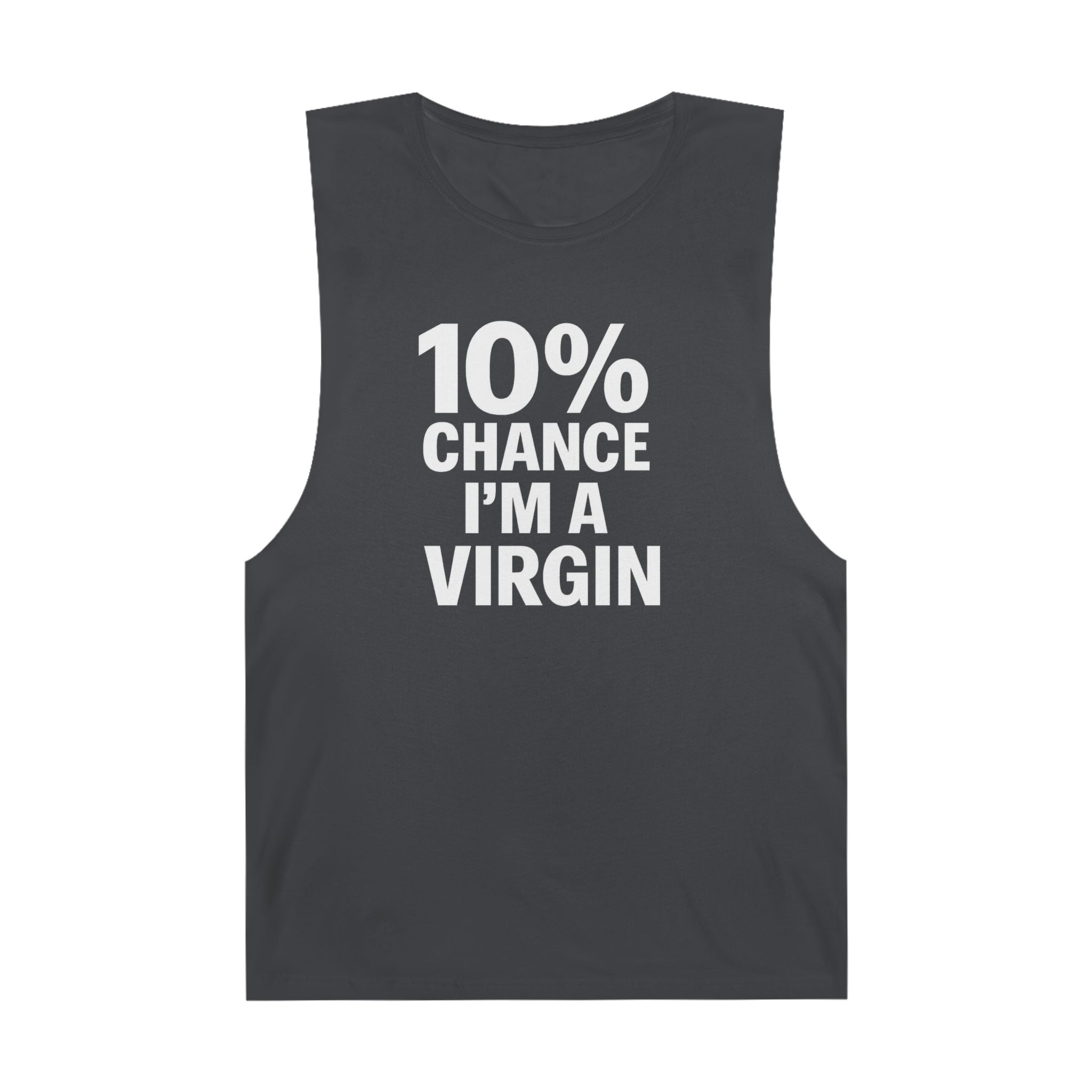 10% Chance I'm A Virgin - Men's Low Cutoff Tank
