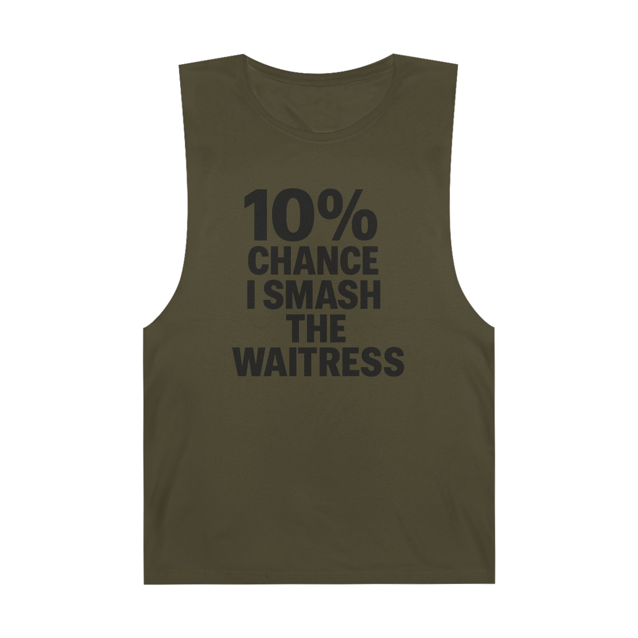 10% Chance I Smash the Waitress - Men's Low Cutoff Tank
