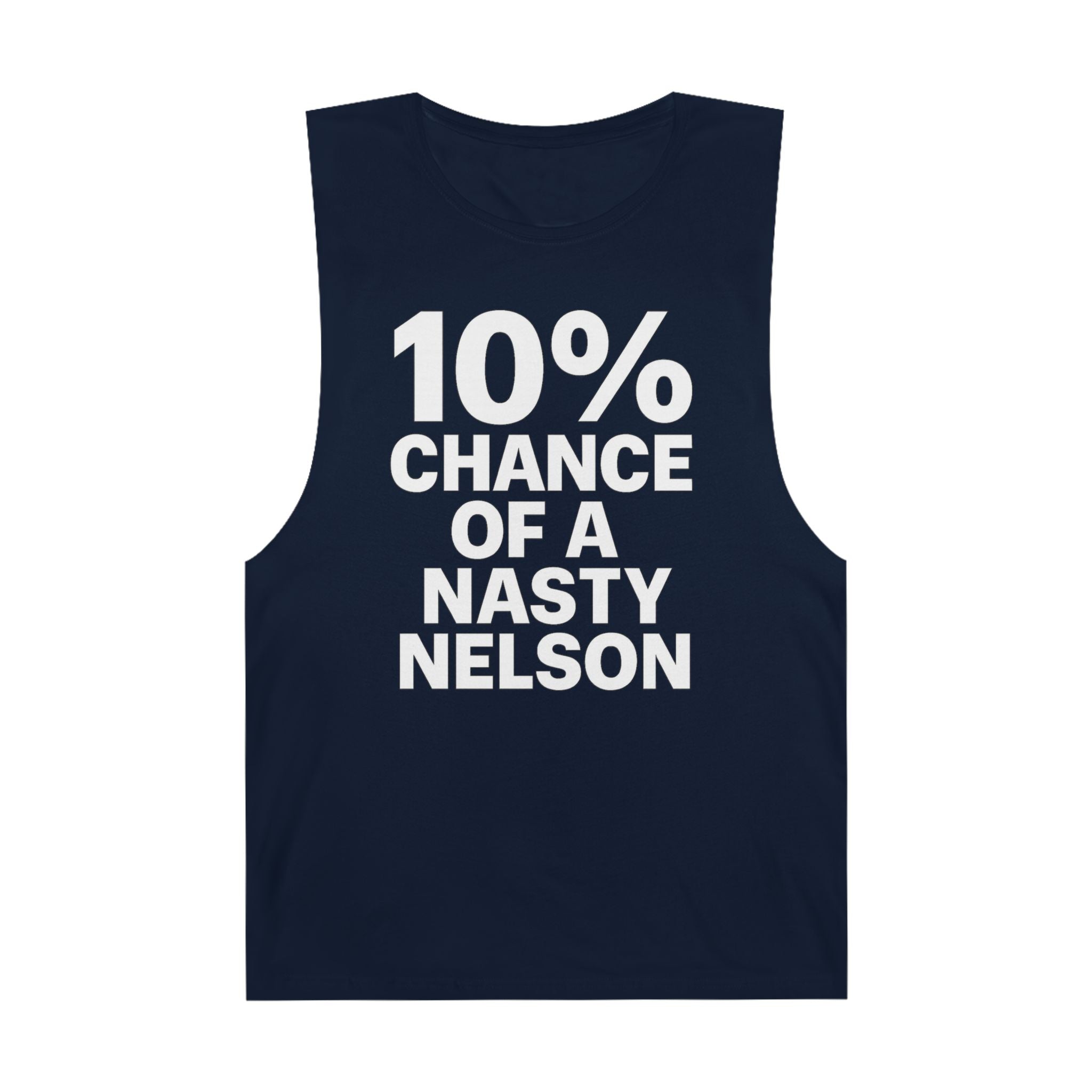 10% Chance Of A Nasty Nelson - Men's Low Cutoff Tank