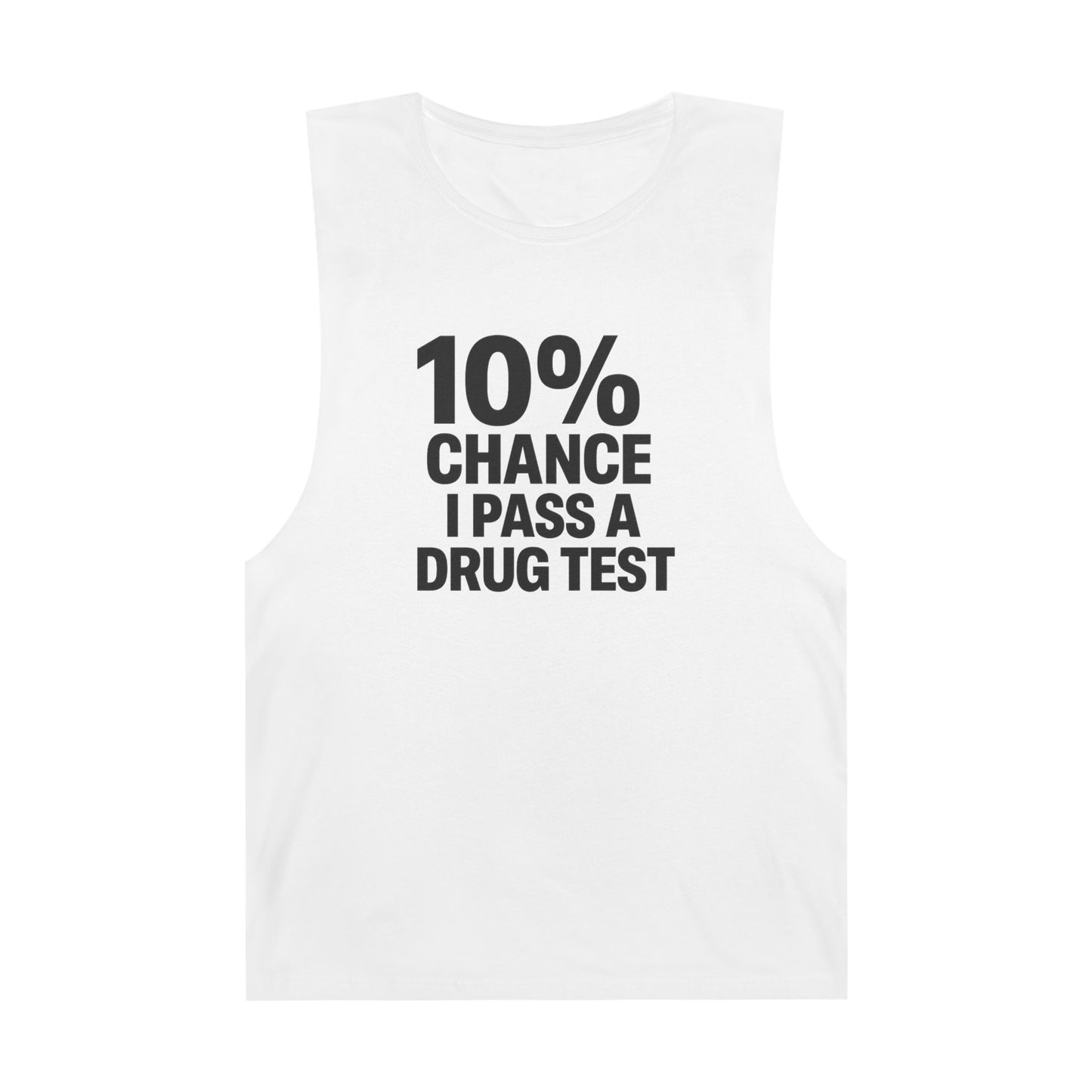 10% Chance I Pass A Drug Test - Men's Low Cutoff Tank