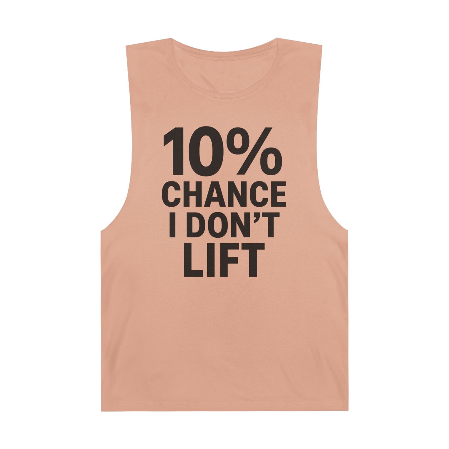 10% Chance I Don't Lift  - Men's Low Cutoff Tank