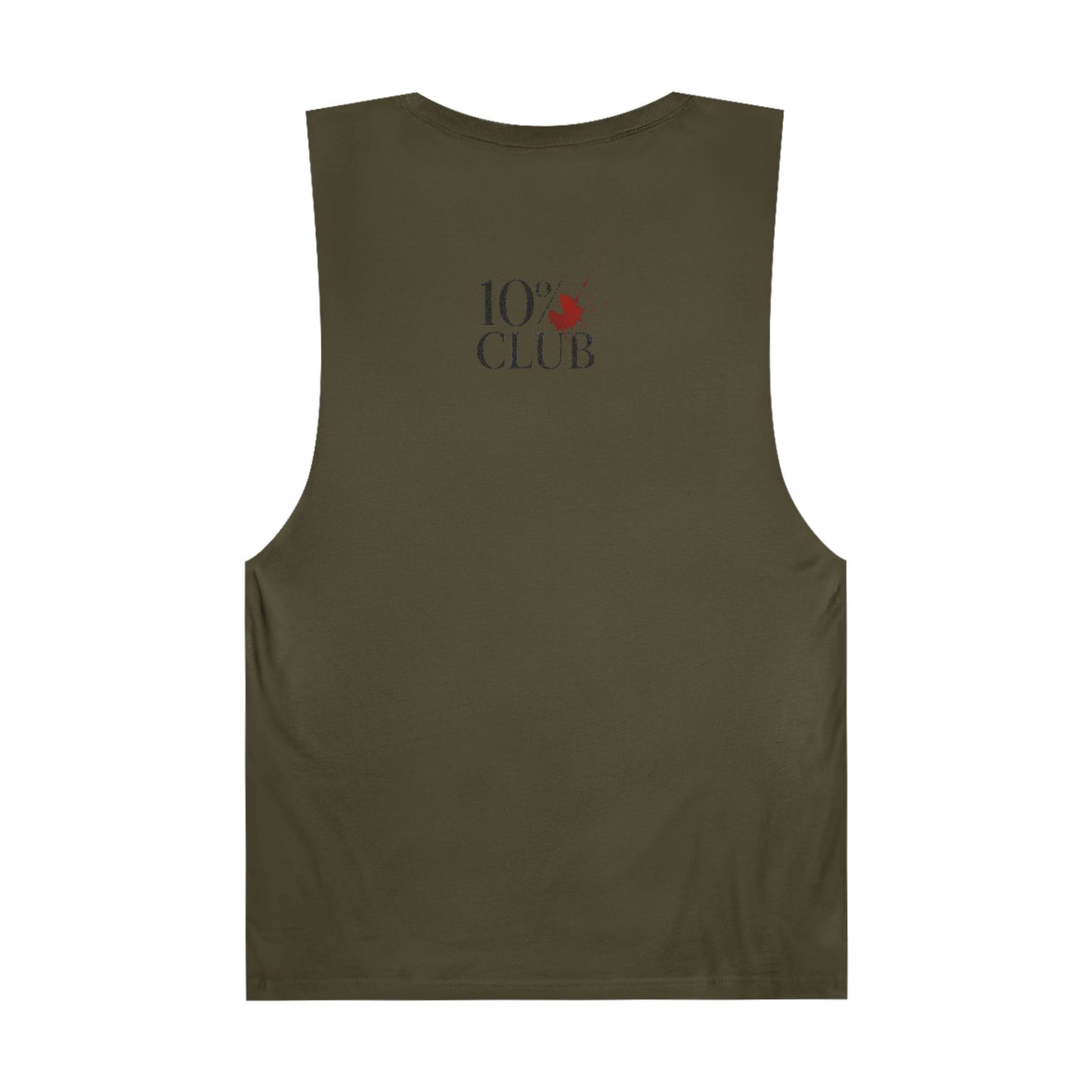 10% Splatter Logo - Men's Low Cutoff Tank