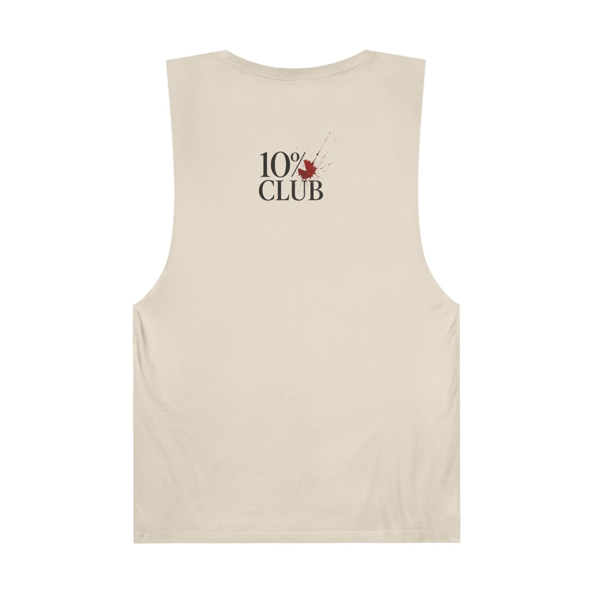 10% Splatter Logo - Men's Low Cutoff Tank