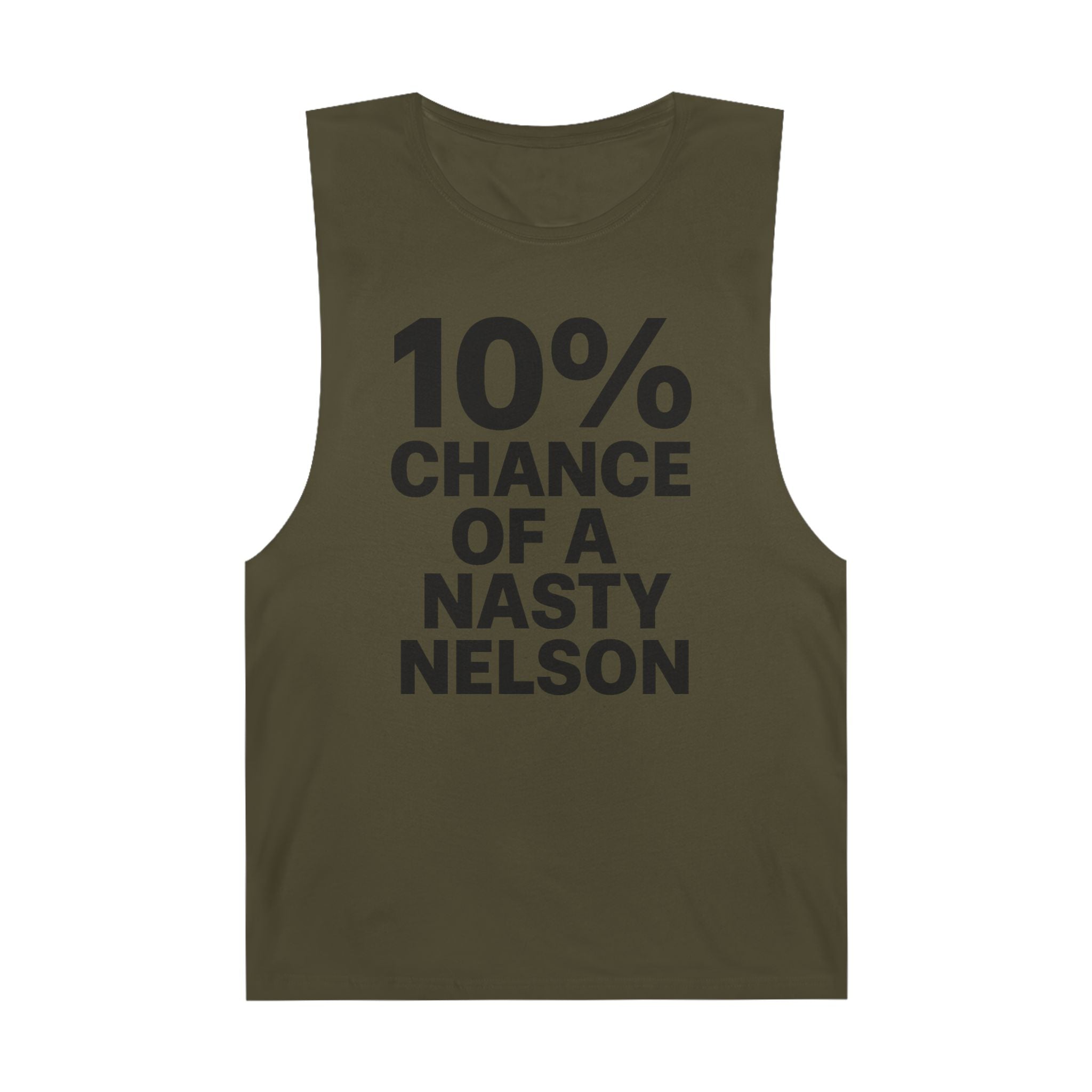 10% Chance Of A Nasty Nelson - Men's Low Cutoff Tank