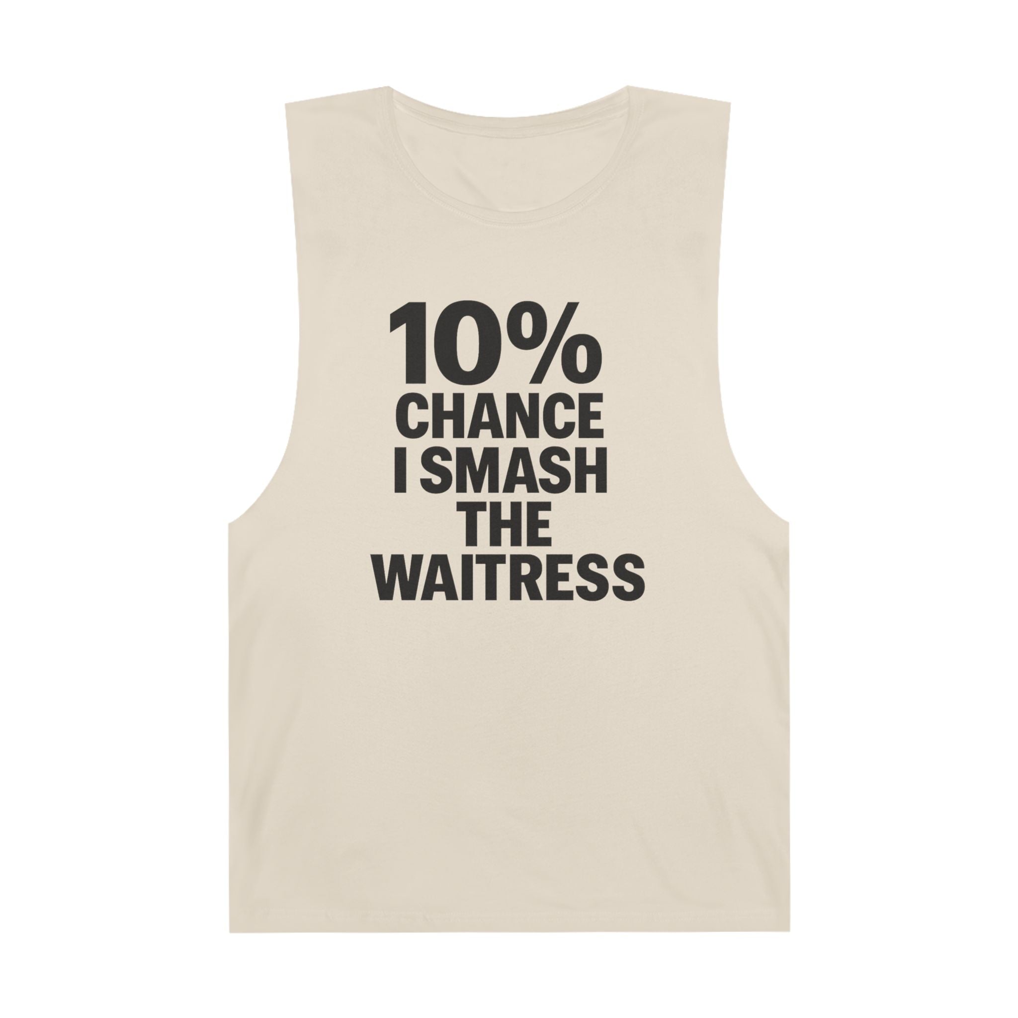 10% Chance I Smash the Waitress - Men's Low Cutoff Tank