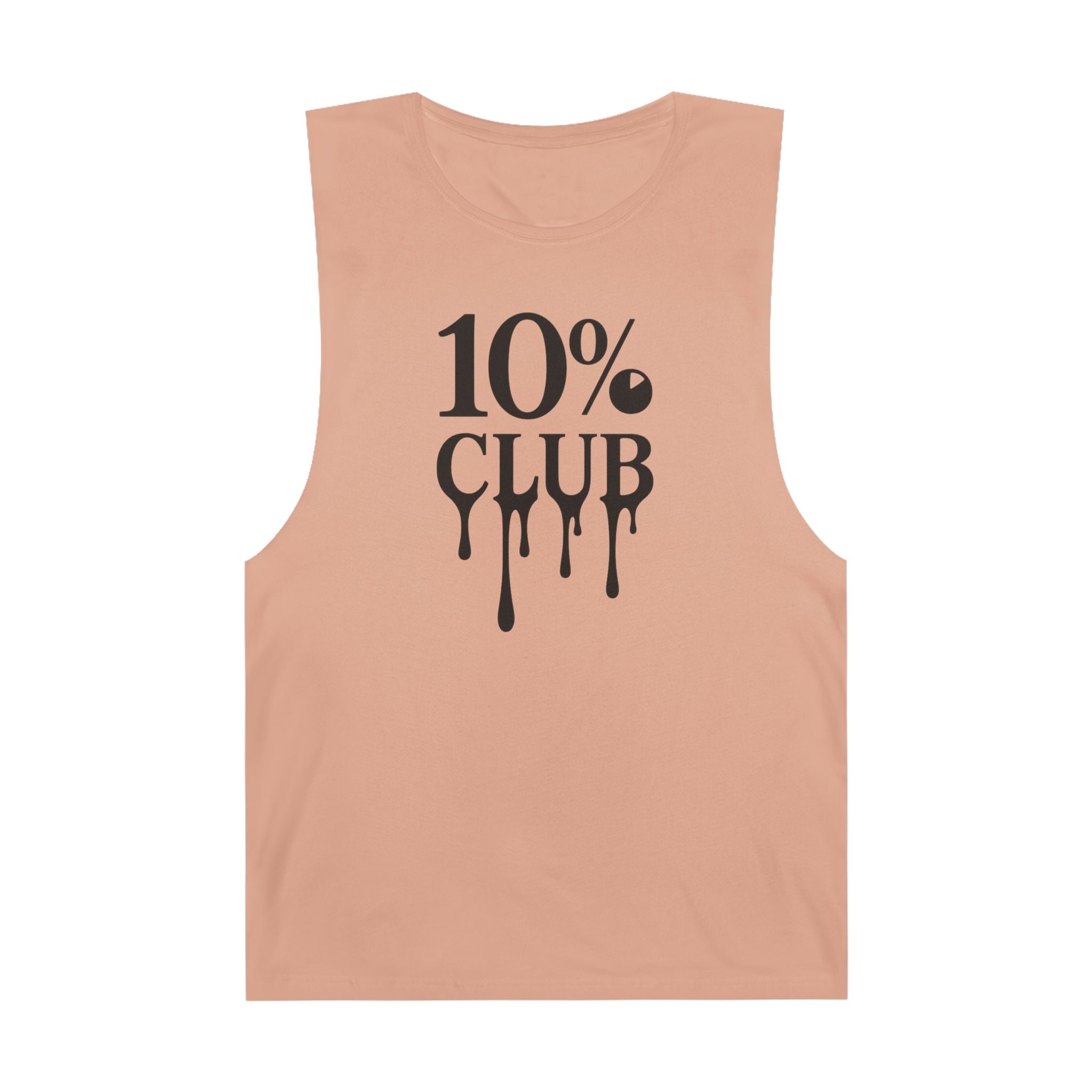10% Logo - Men's Low Cutoff Tank