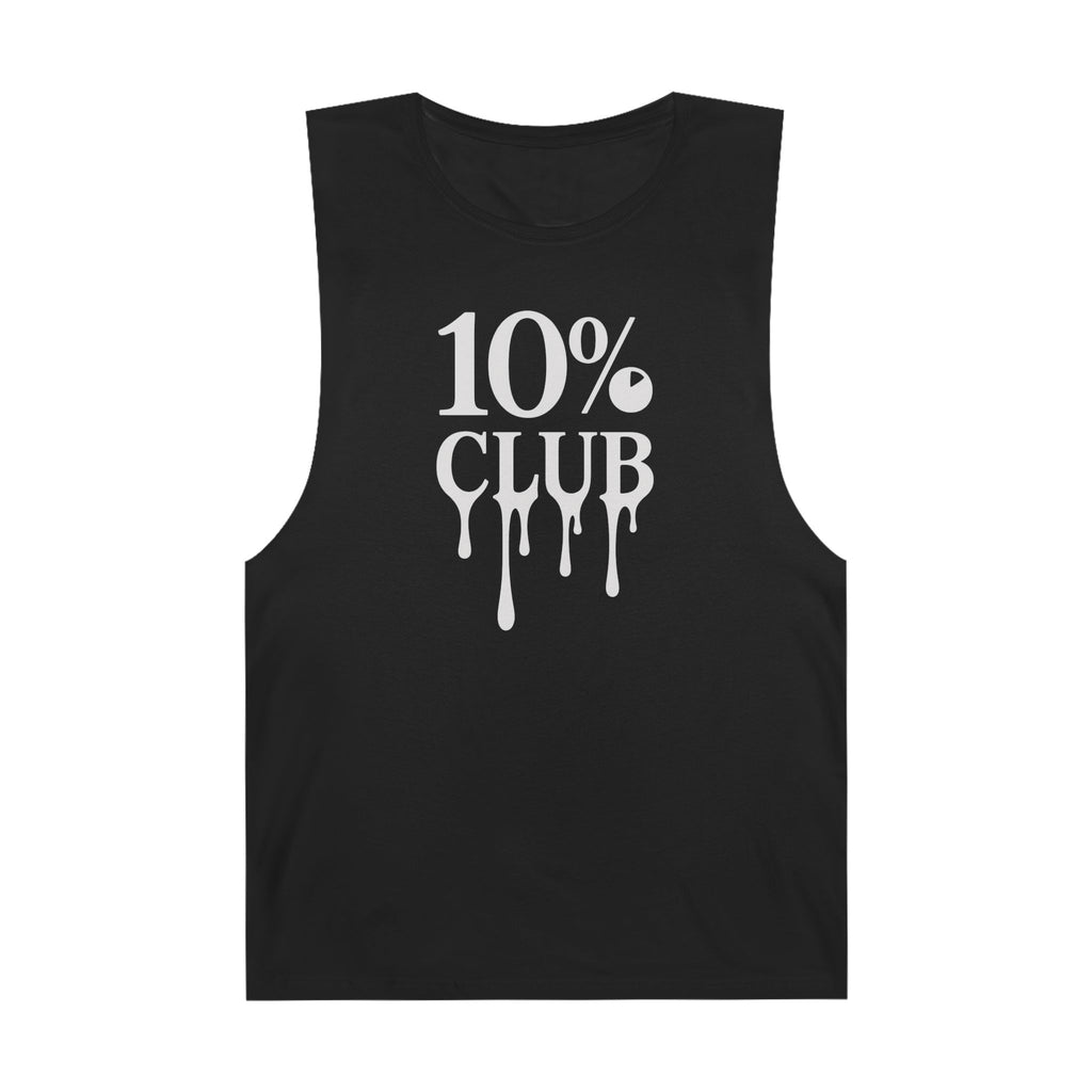 10% Logo - Men's Low Cutoff Tank