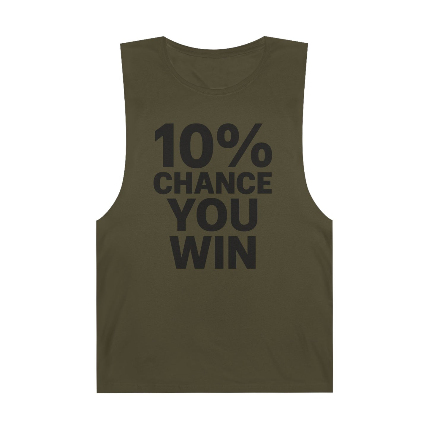 10% Chance You Win - Men's Low Cutoff Tank