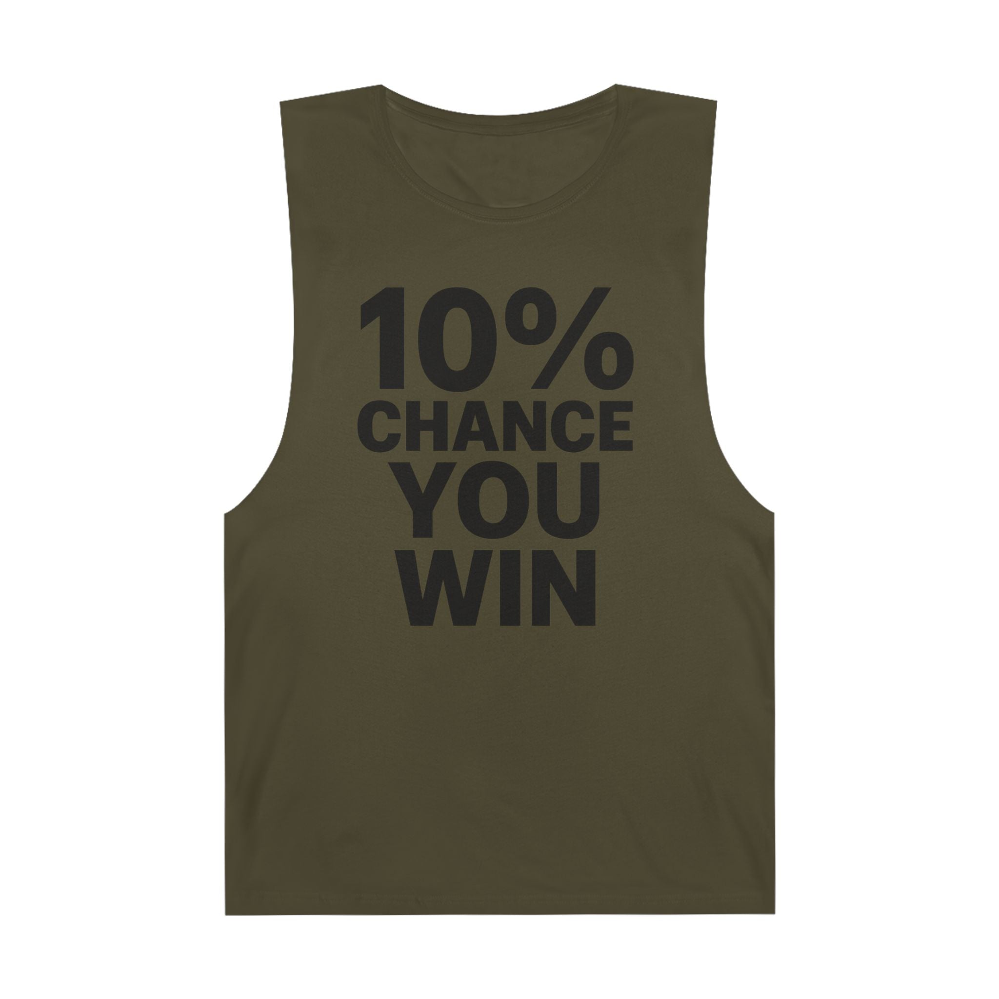 10% Chance You Win - Men's Low Cutoff Tank
