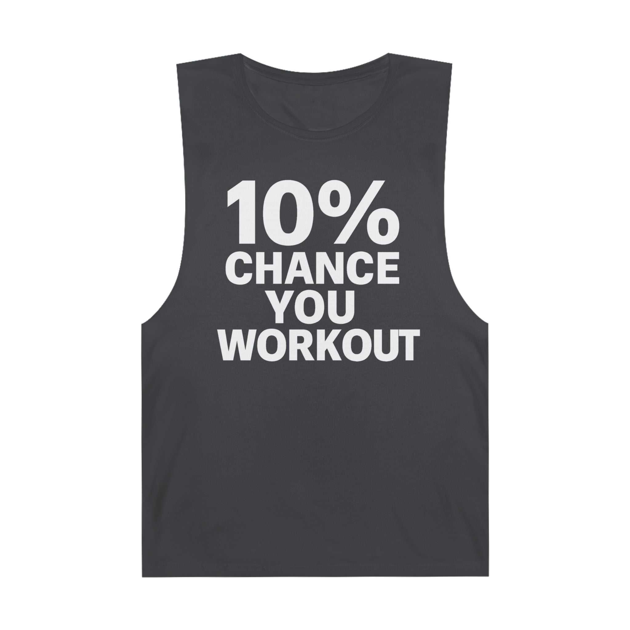 10% Chance You Workout - Men's Low Cutoff Tank