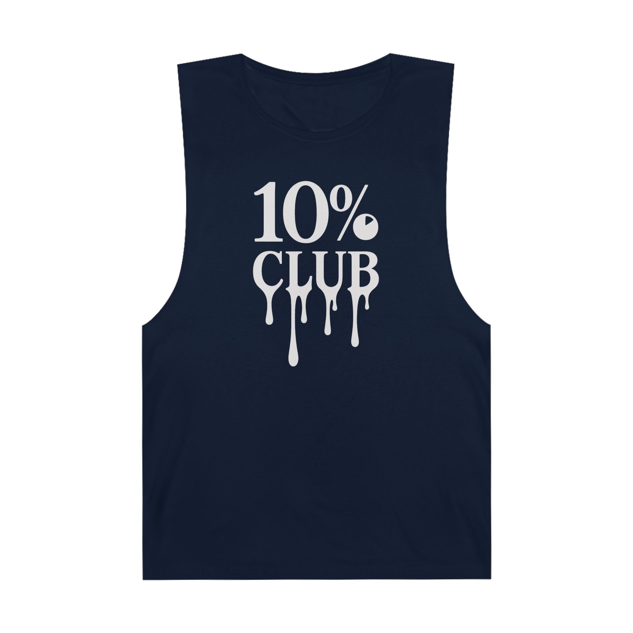 10% Logo - Men's Low Cutoff Tank